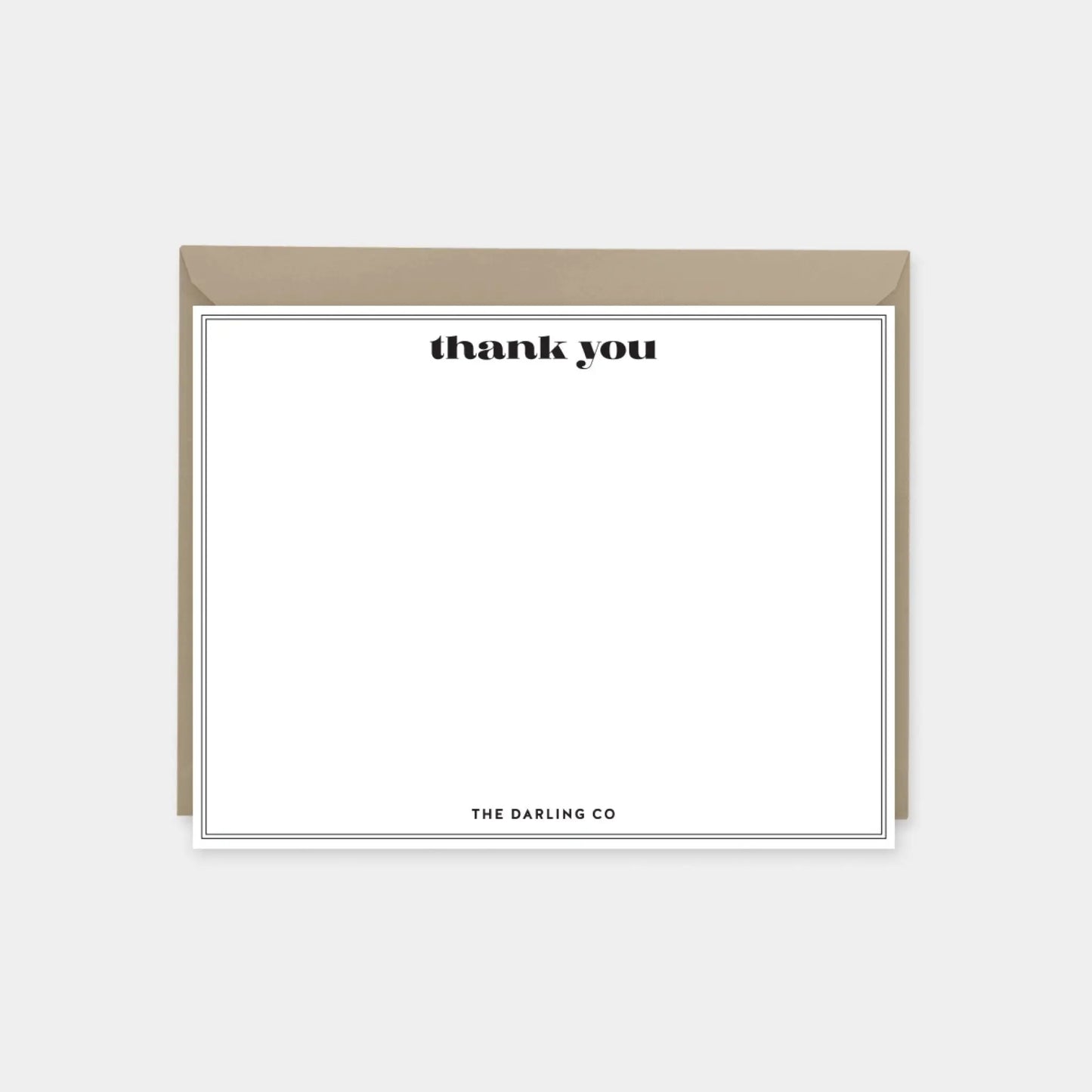 Elegant Minimal Note Cards III