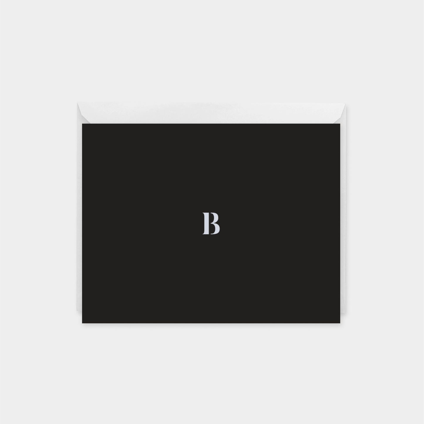 Elegant Stencil Monogram Note Cards II