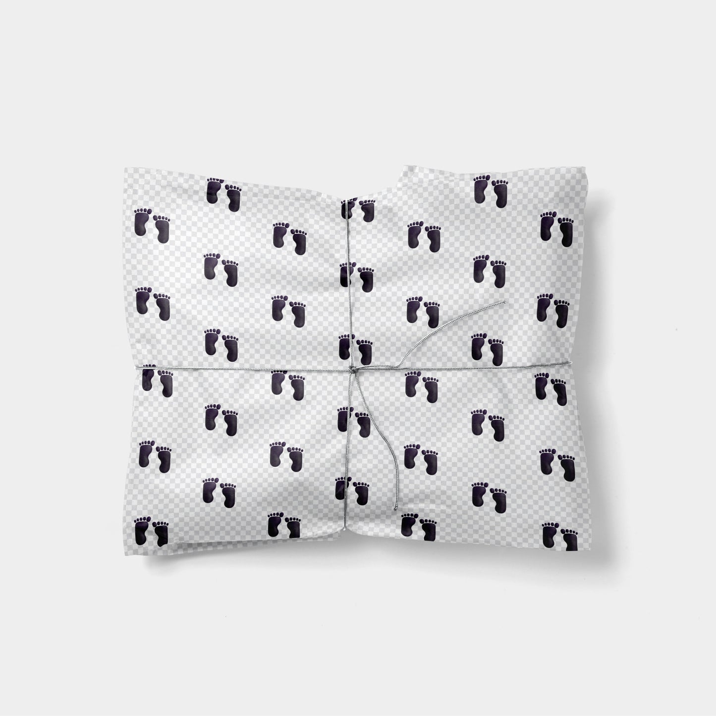Footprints Emoji Gift Wrap