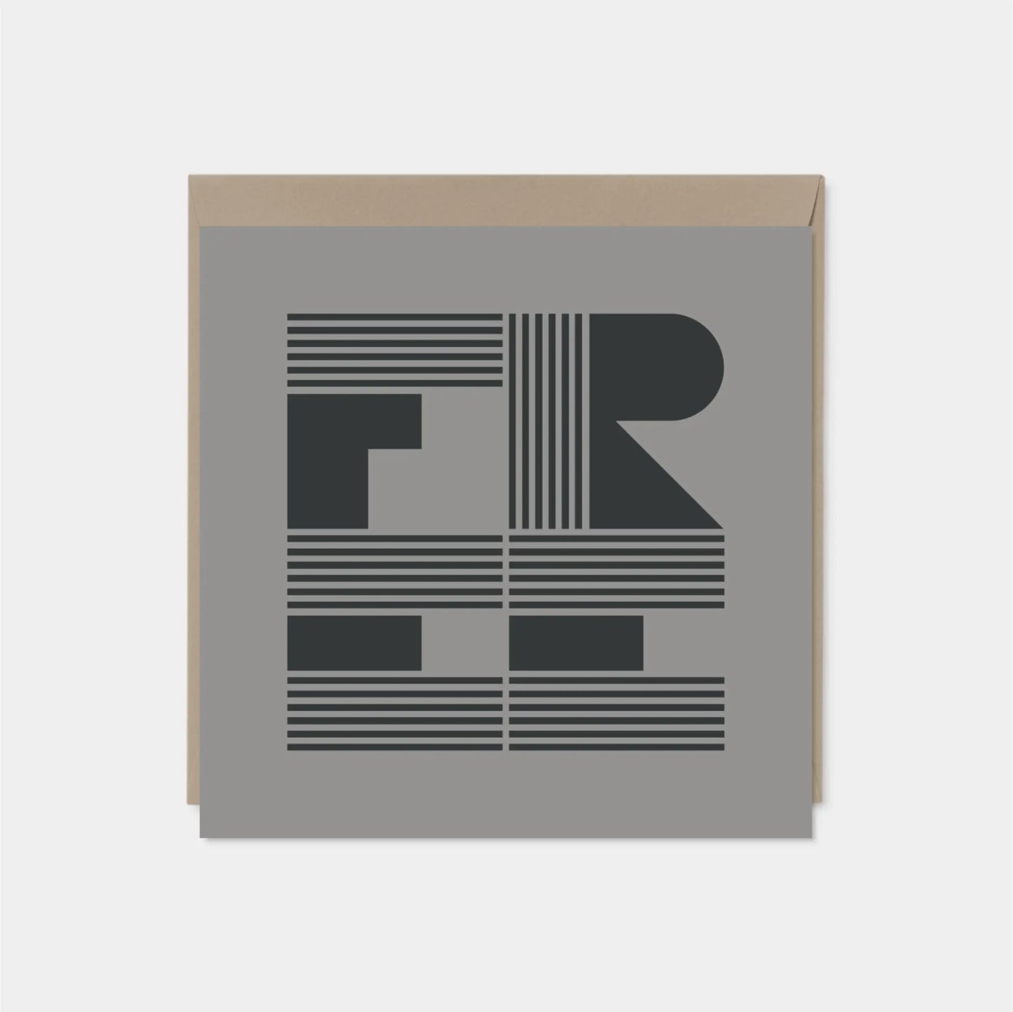 "Free" Modern Geo Typography Card Set