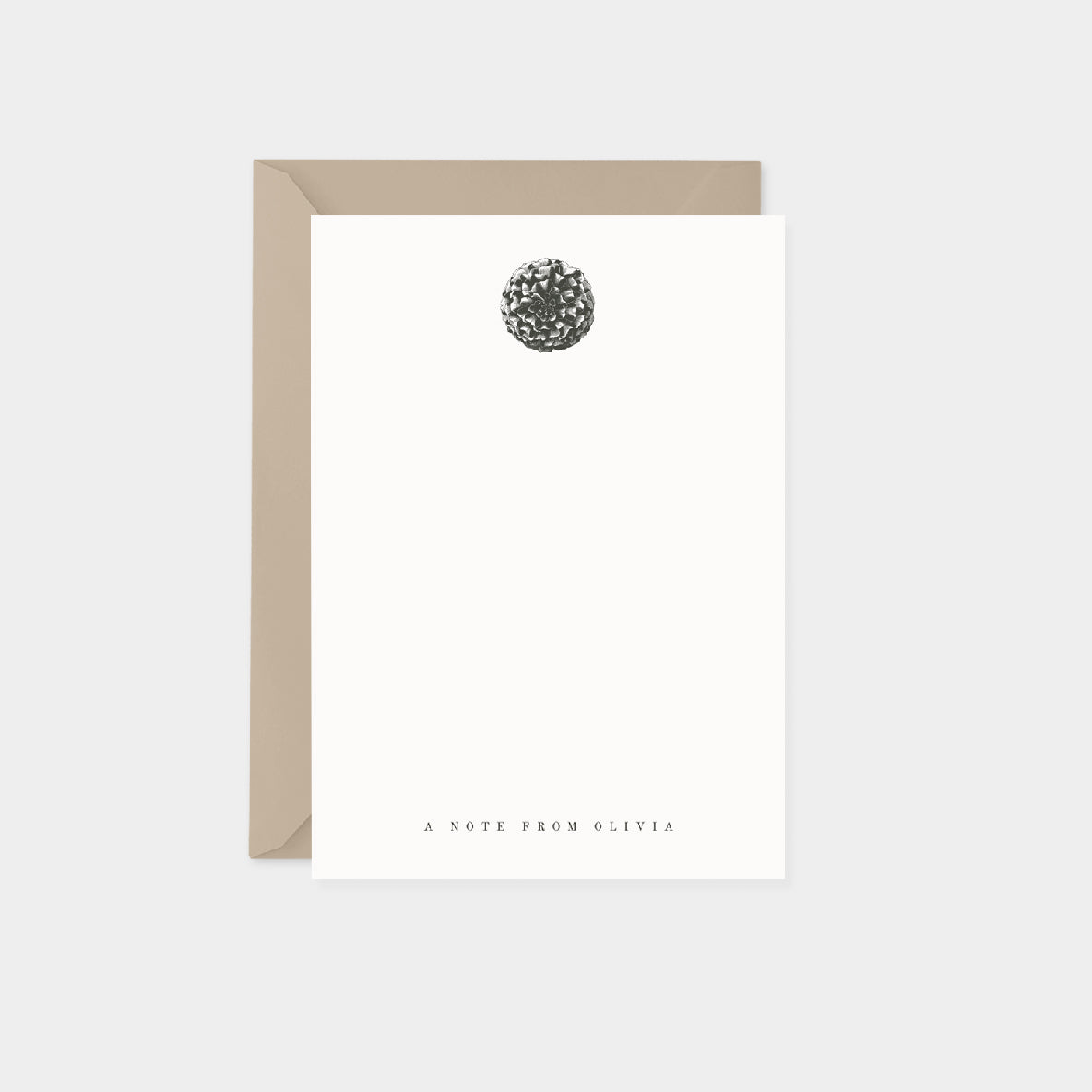 French Marigold Botanical Note Cards