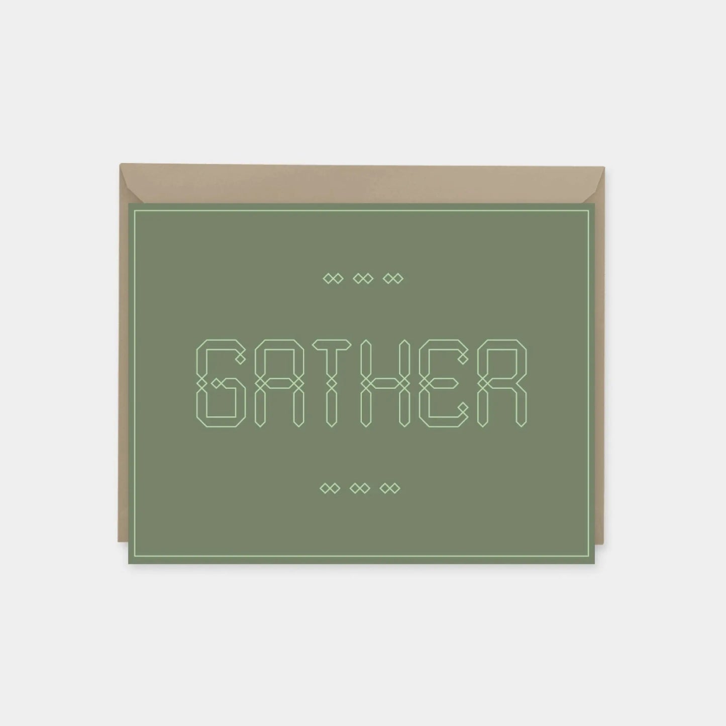 "Gather" Maroque Invitation Card IV