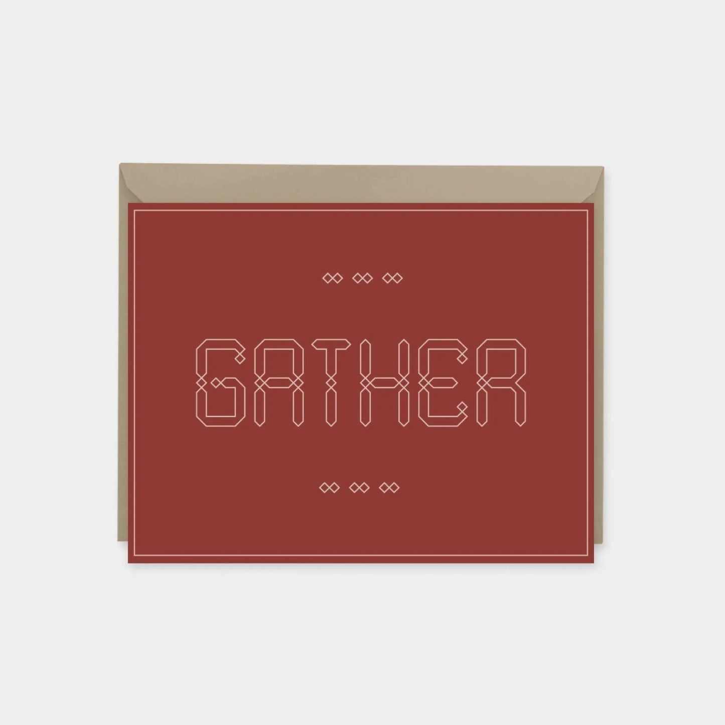 "Gather" Maroque Invitation Card VI