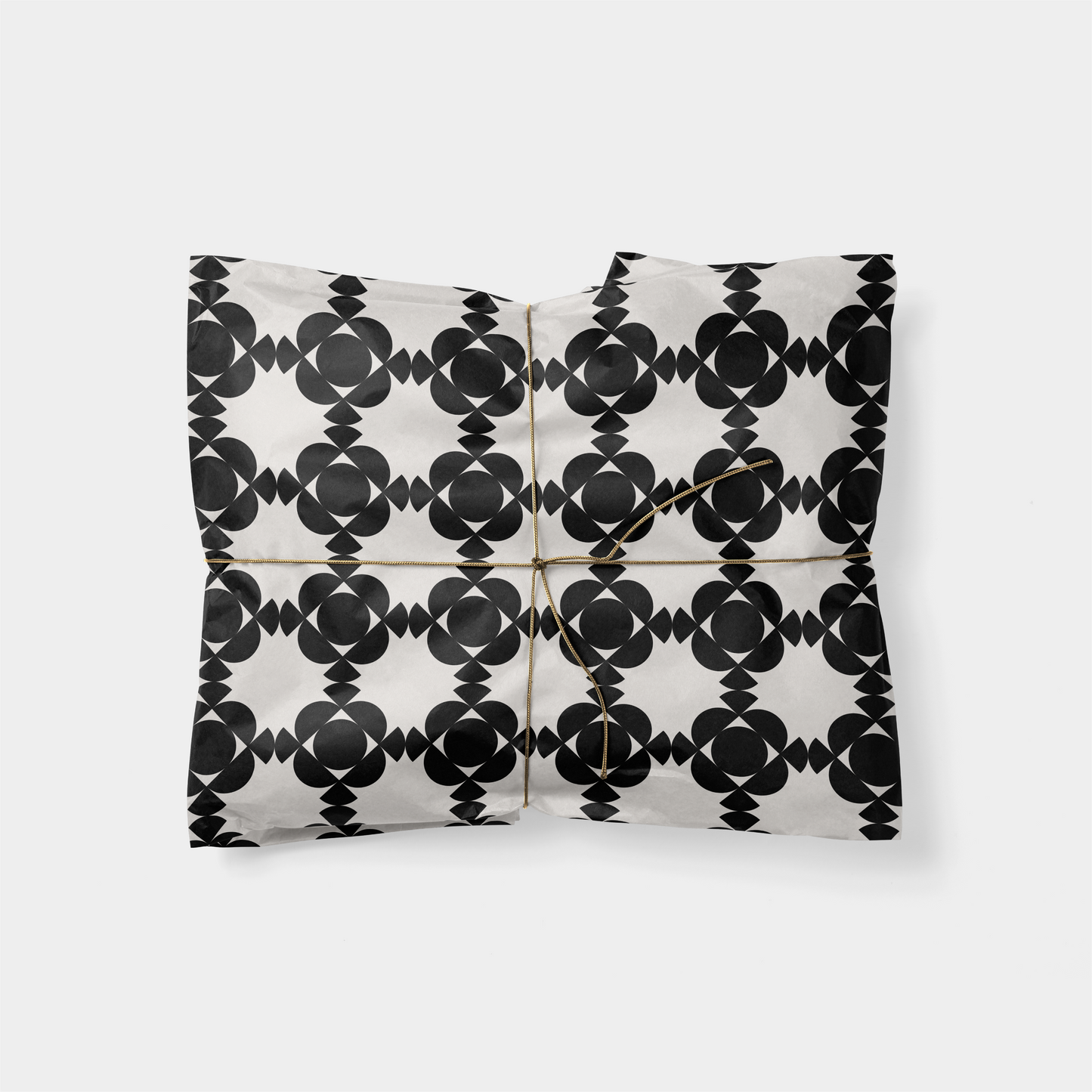 Geo Circle Semicircle Gift Wrap IX