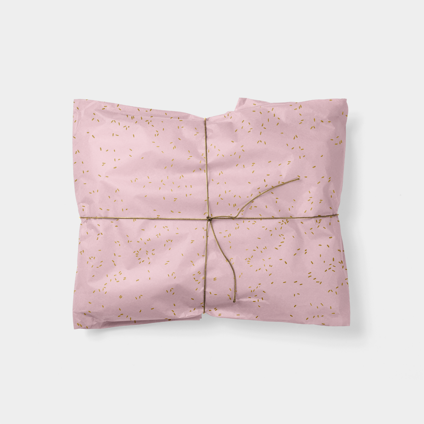 Gold Scattered Rice Gift Wrap VI