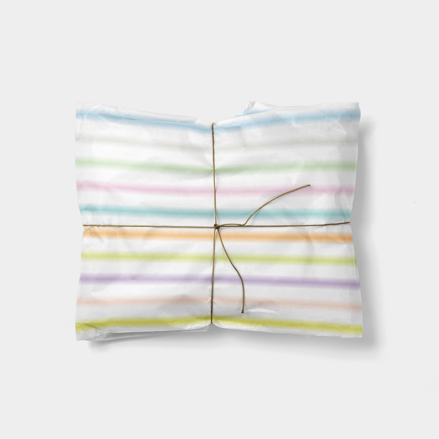 Colorful Gradient Stripes Gift Wrap