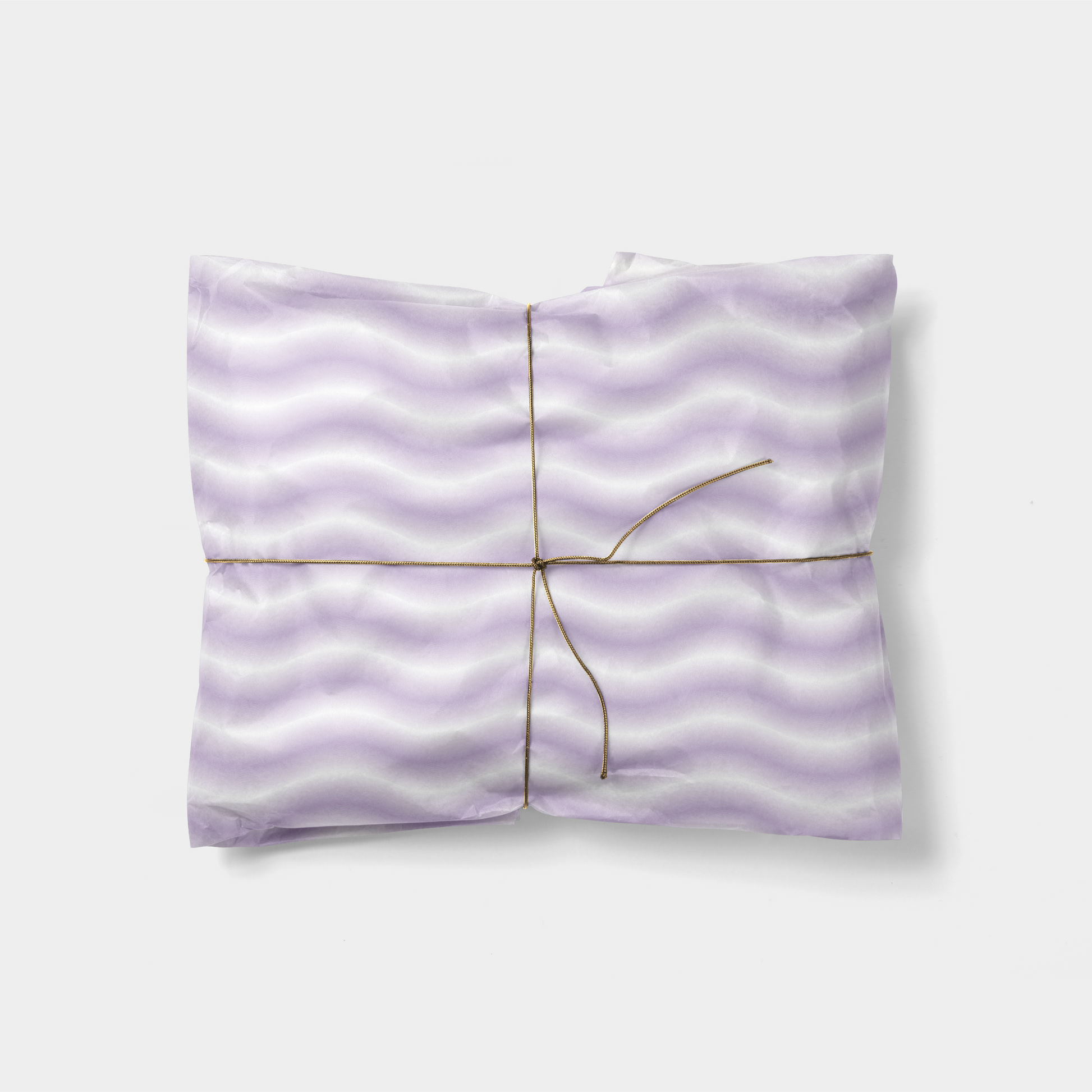 Lavender Gradient Waves Gift Wrap