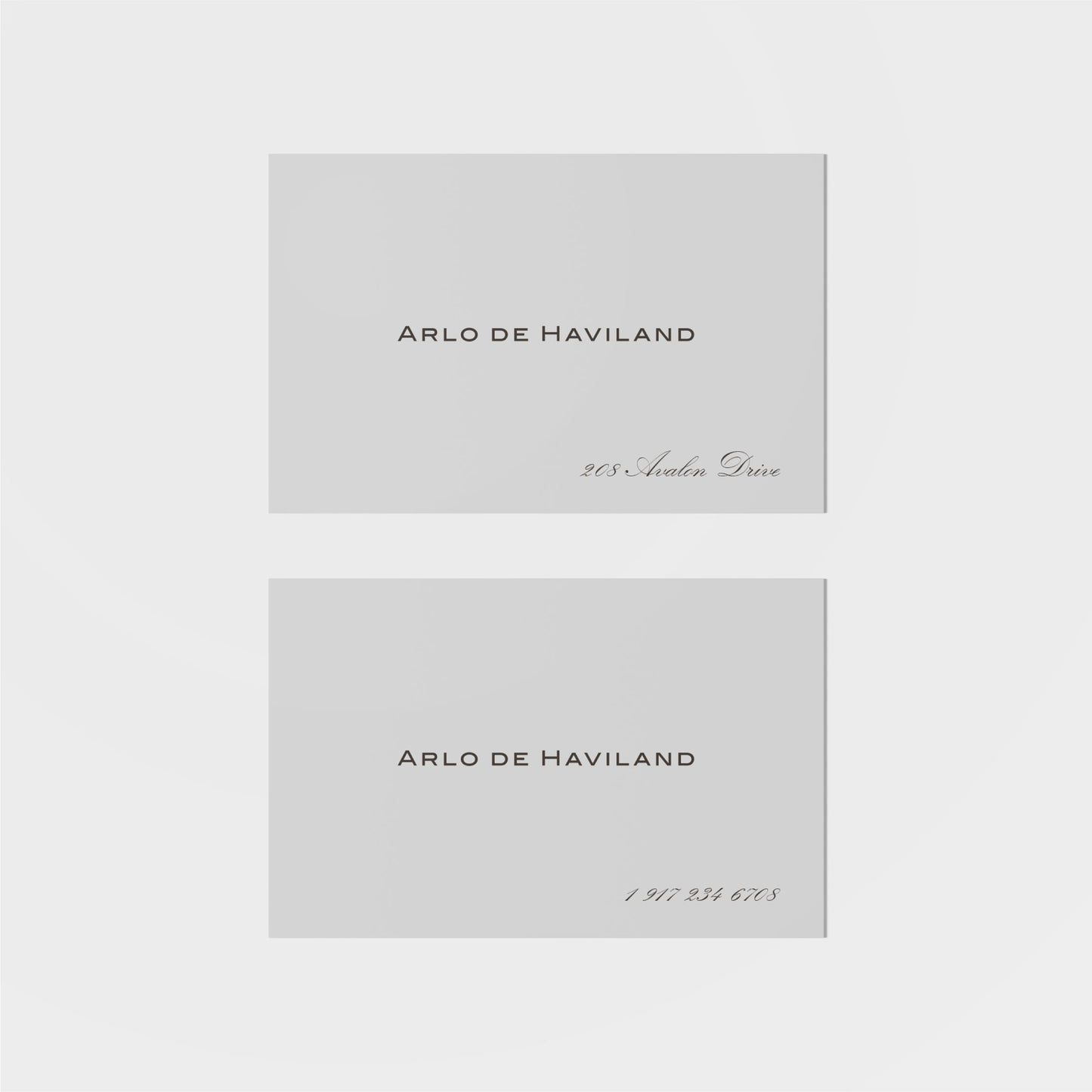 Haviland Calling Card IV