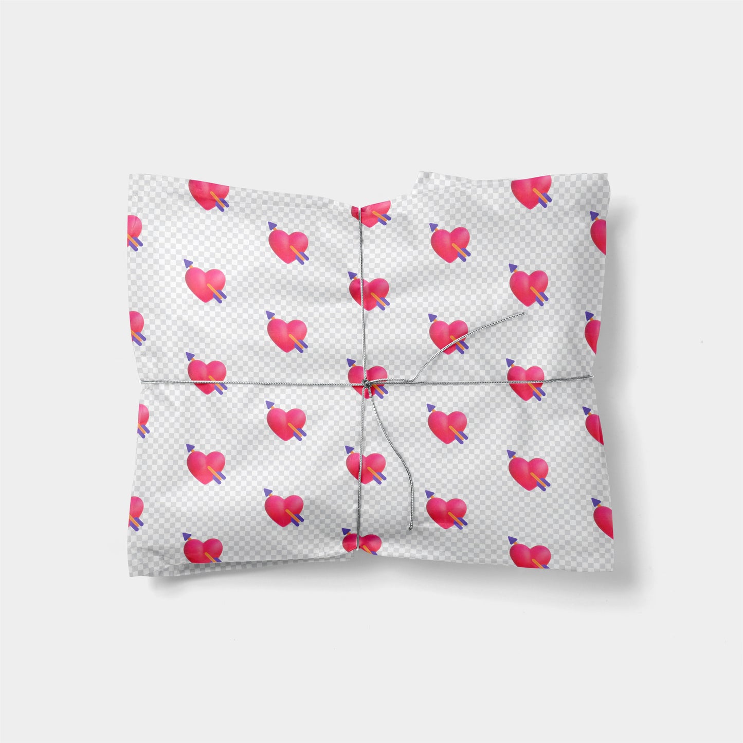 Heart with Arrow Emoji Gift Wrap
