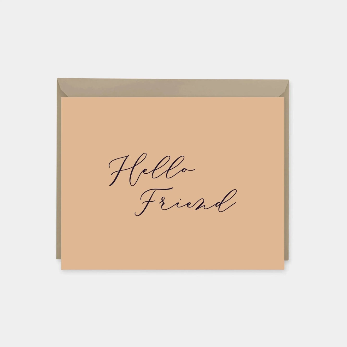 "Hello Friend" Card II