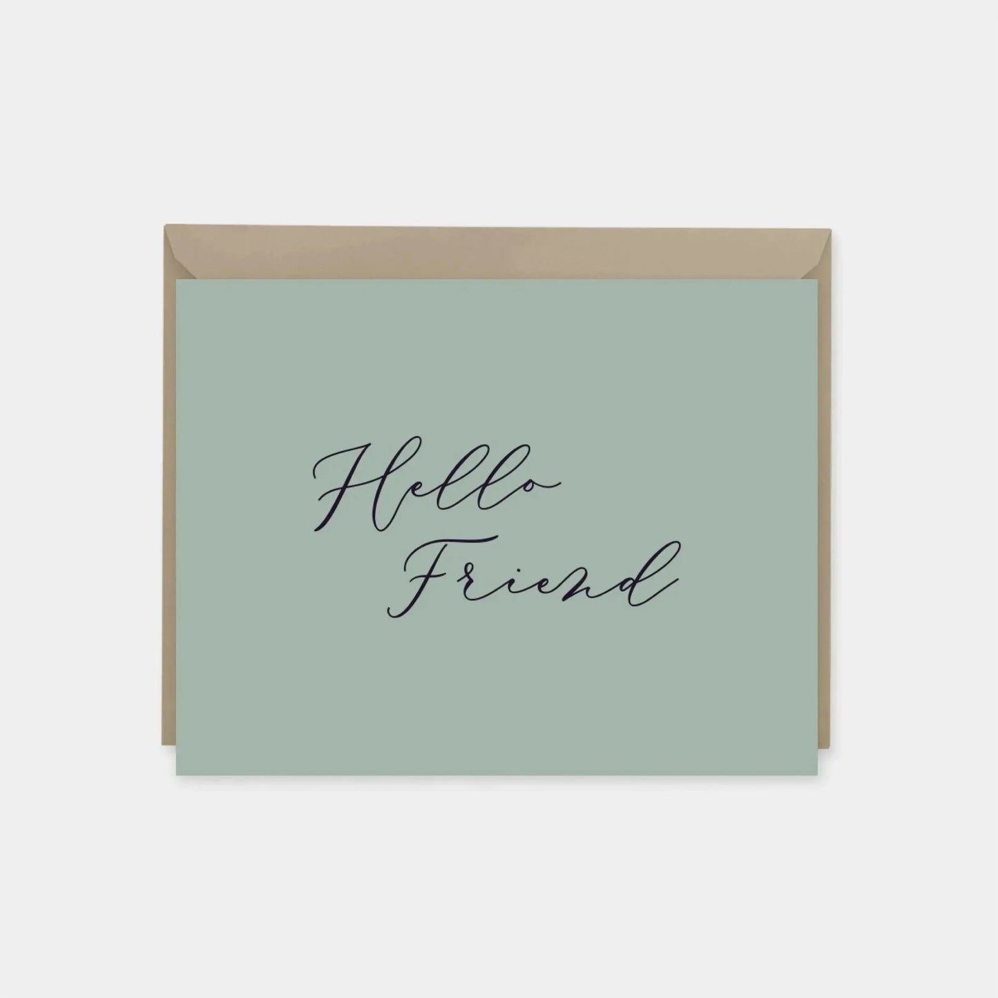"Hello Friend" Card V