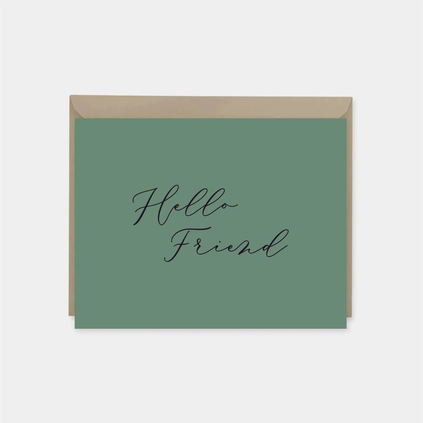 "Hello Friend" Card VI