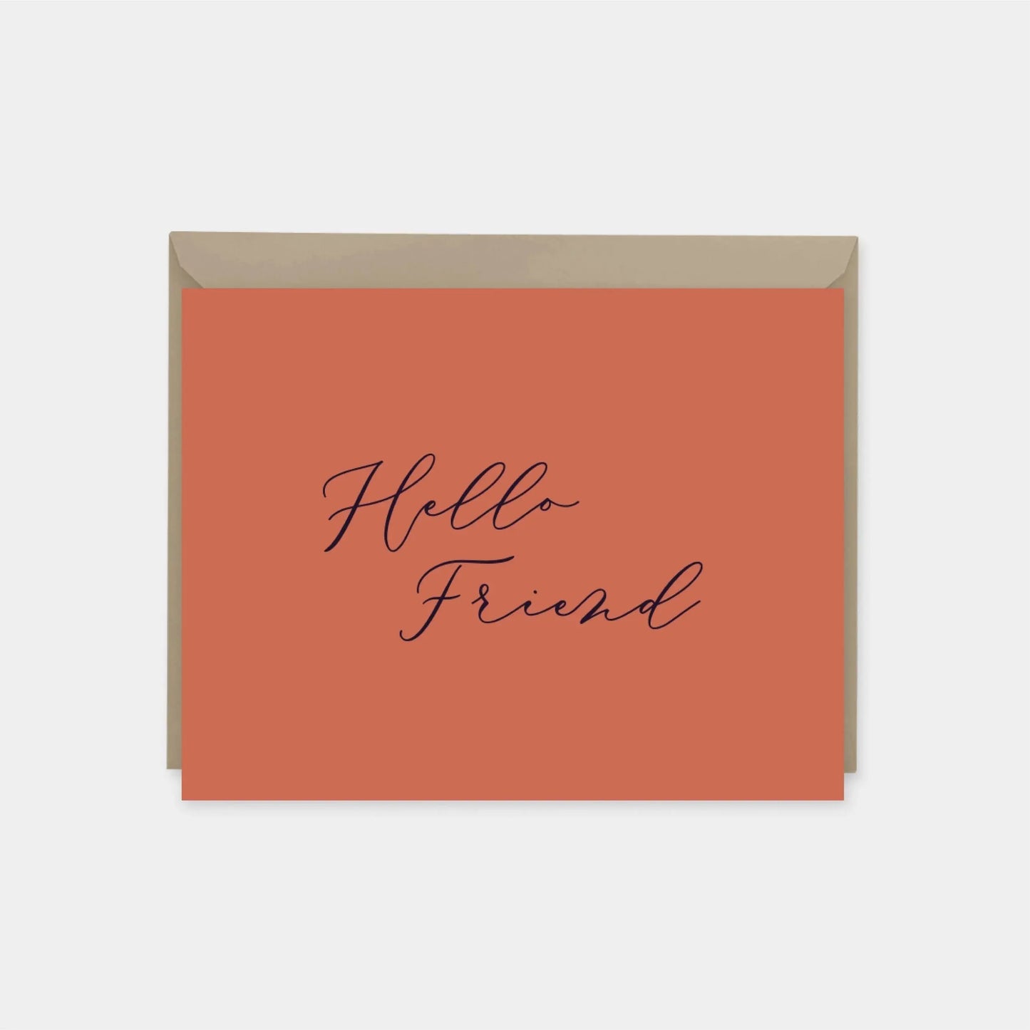 "Hello Friend" Card