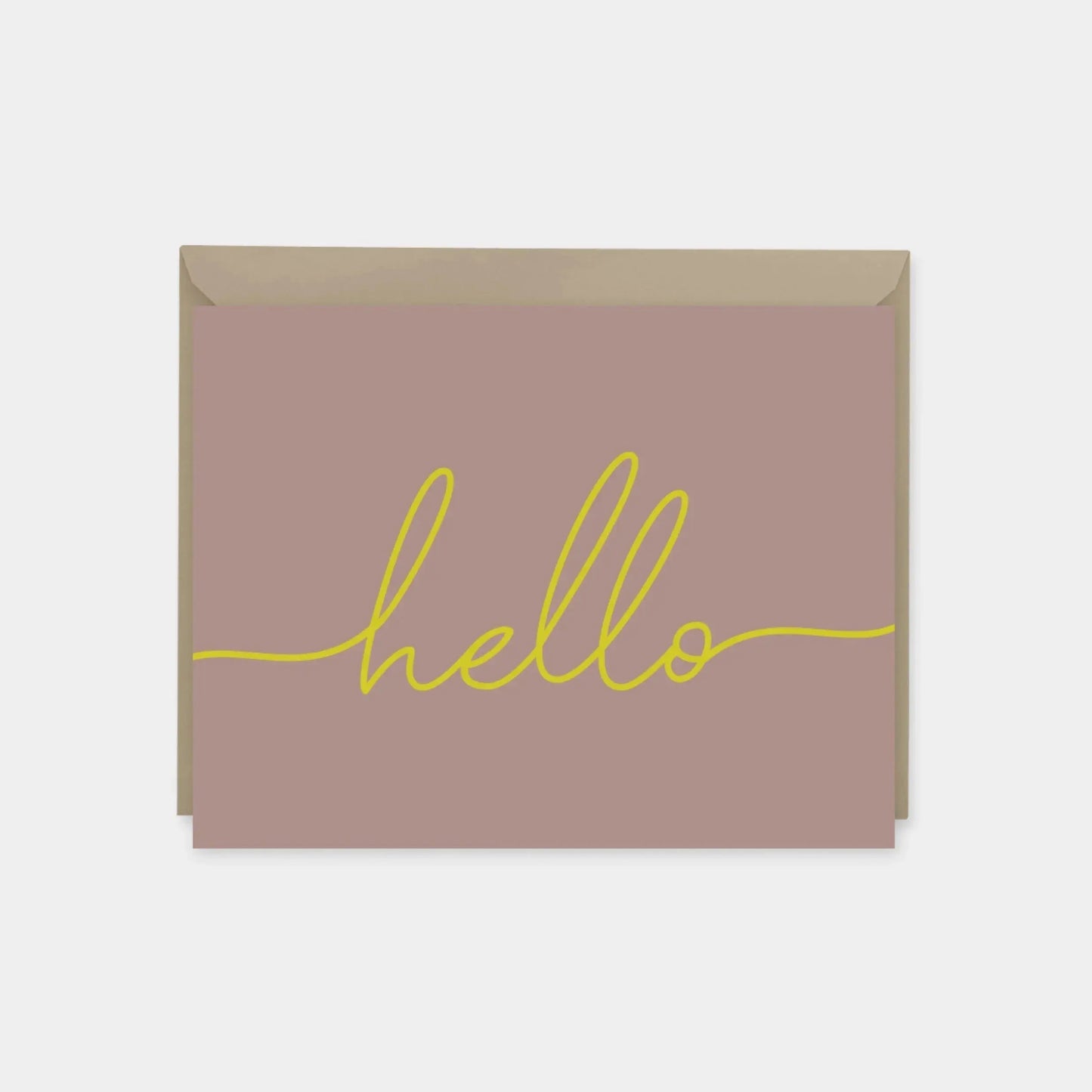 "Hello" Greeting Card II