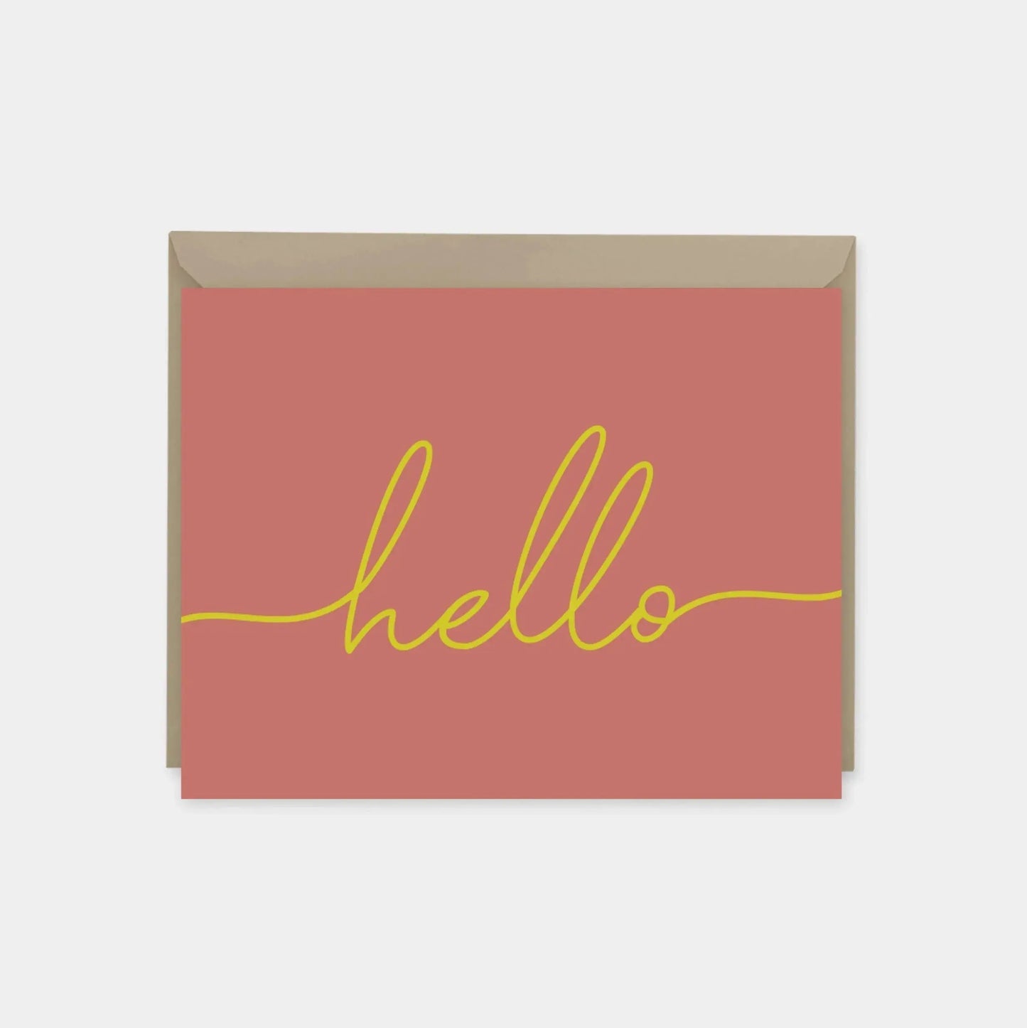 "Hello" Greeting Card III