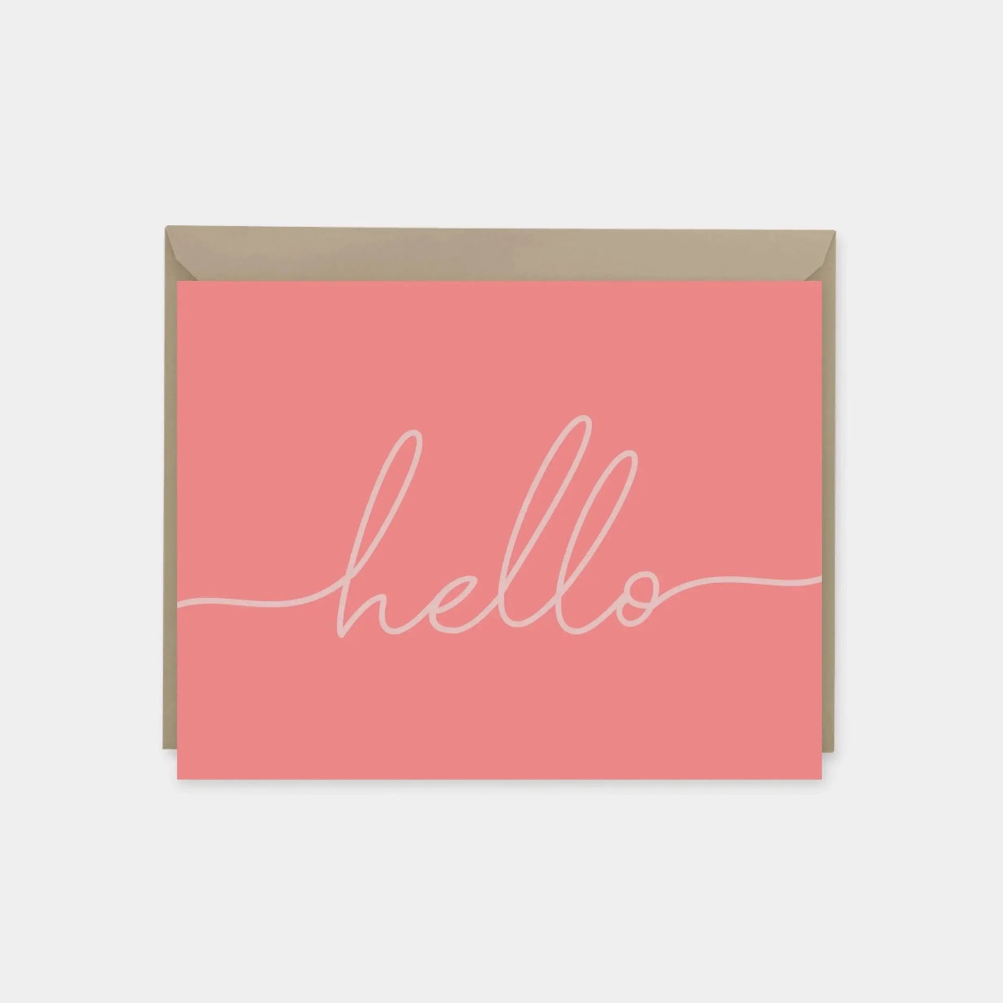 "Hello" Greeting Card IV