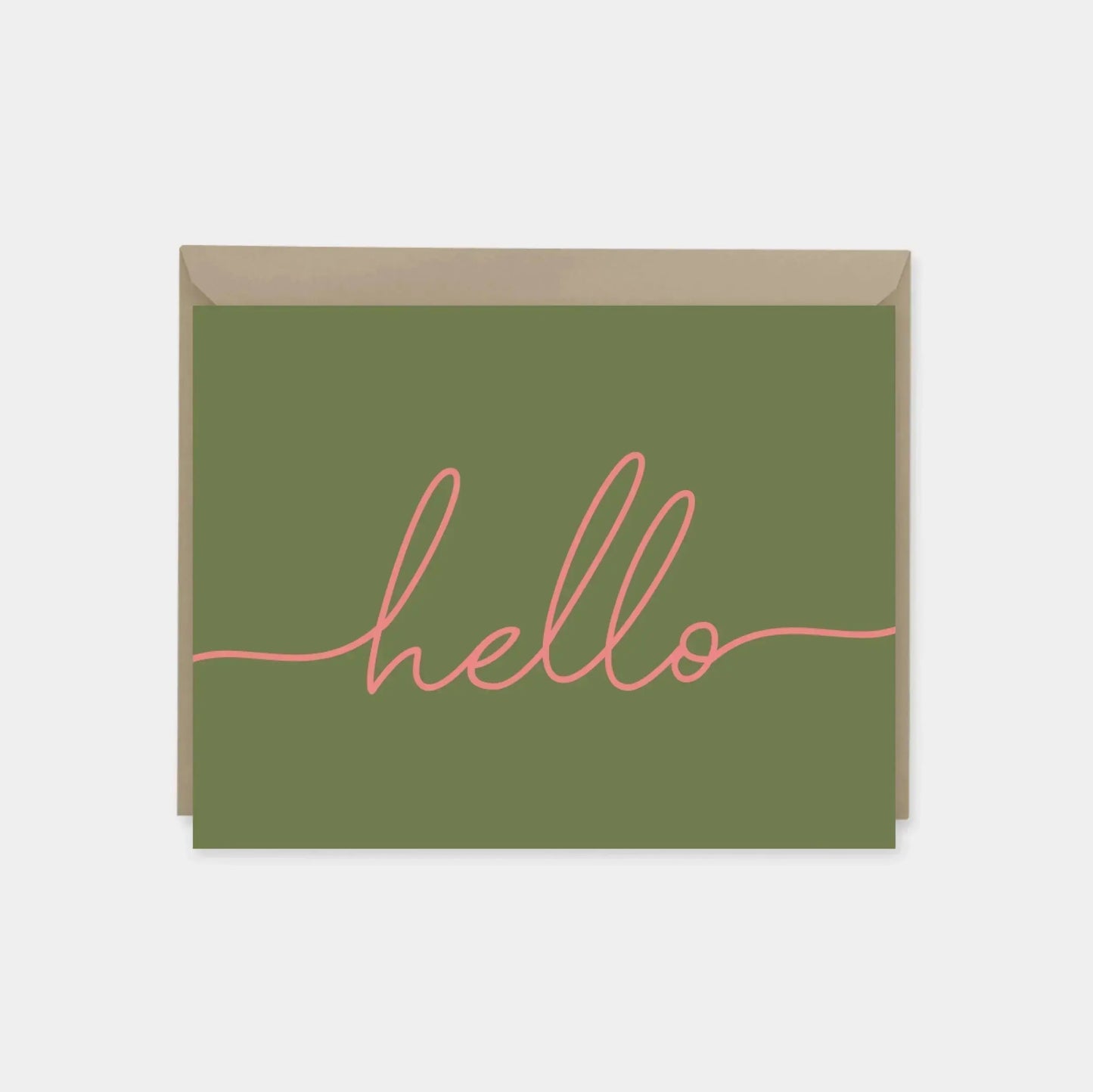 "Hello" Greeting Card V