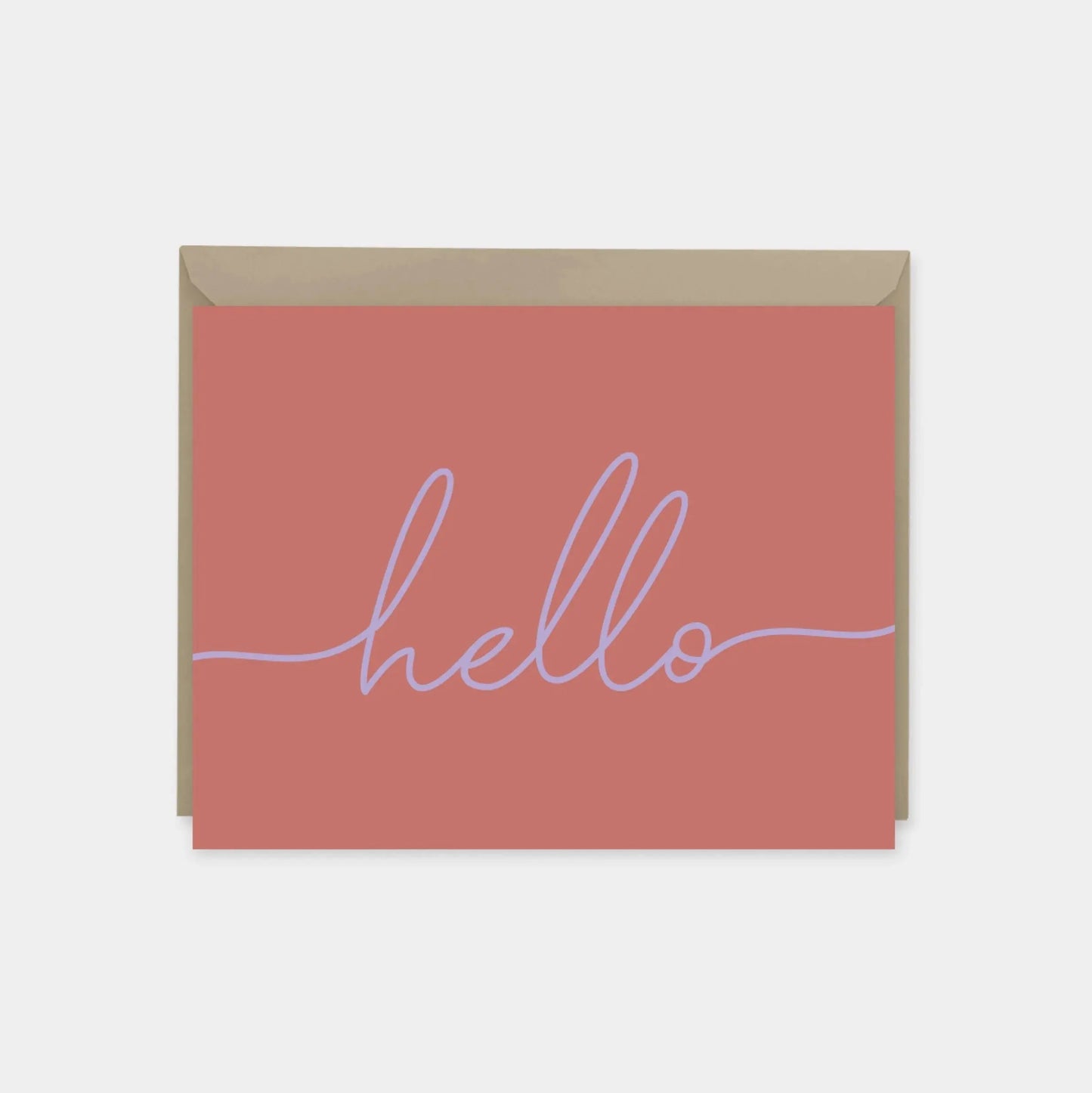 "Hello" Greeting Card