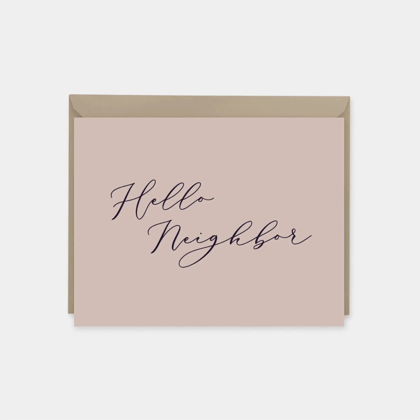 "Hello Neighbor" Card