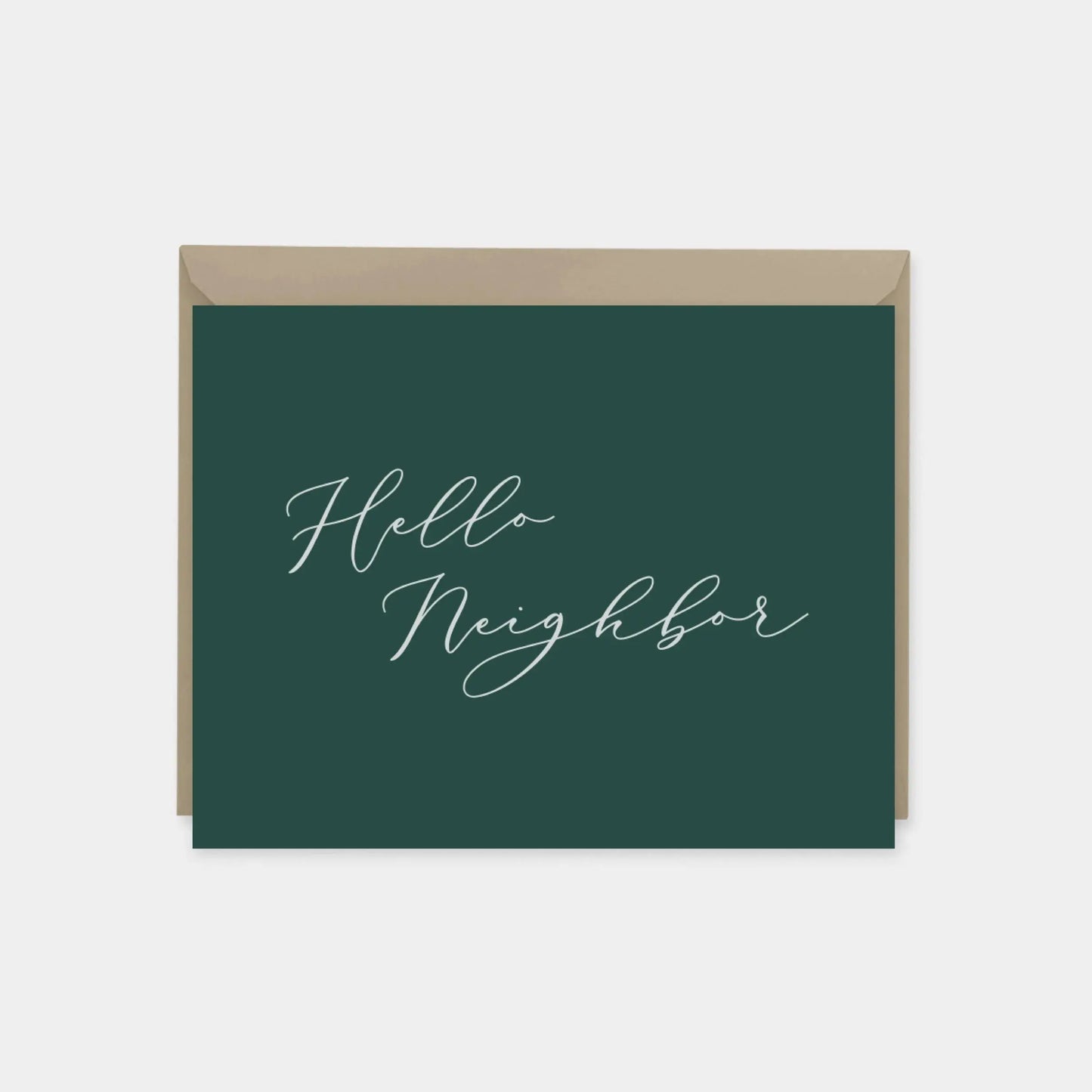 "Hello Neighbor" Card