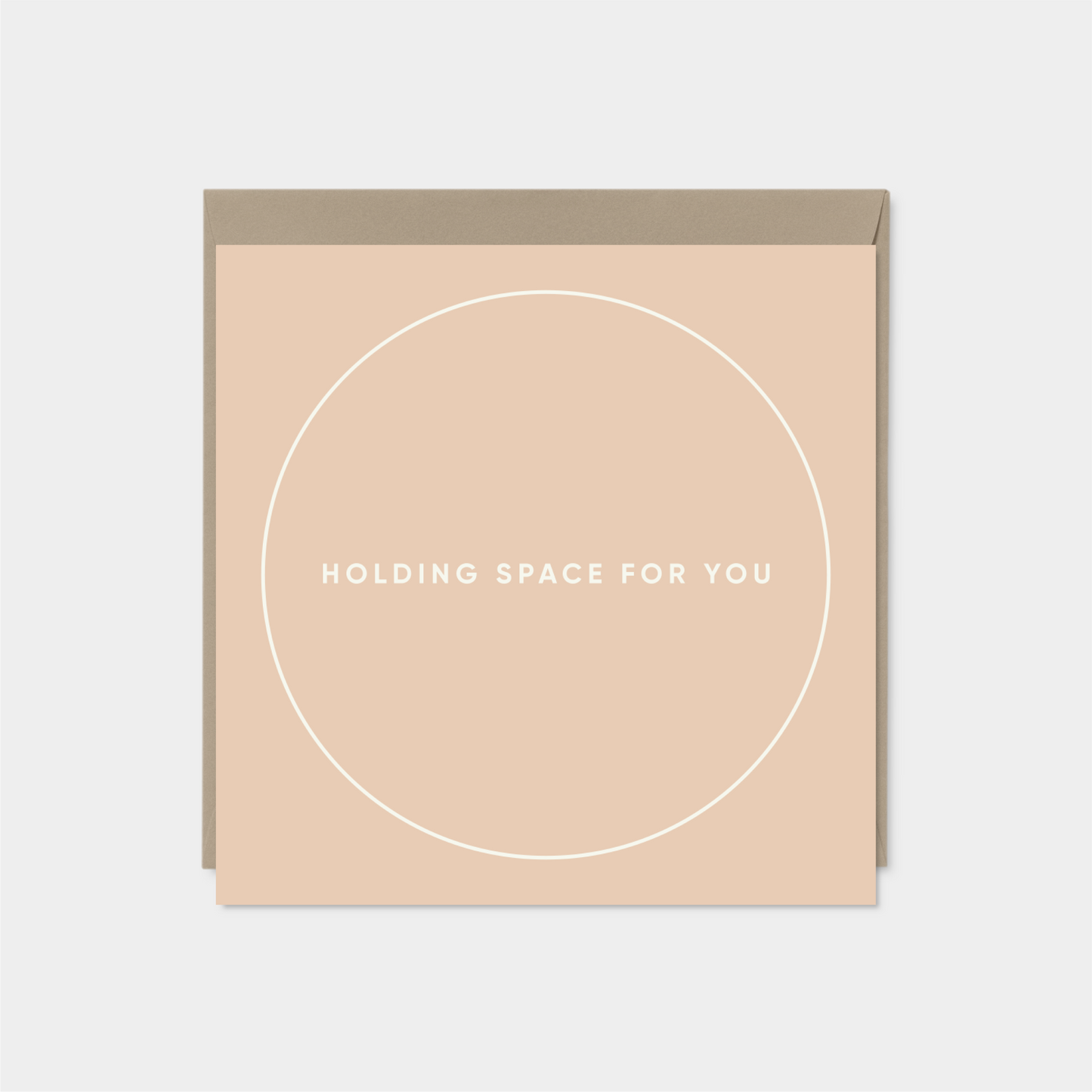 "Holding Space For You" Square Card VIII
