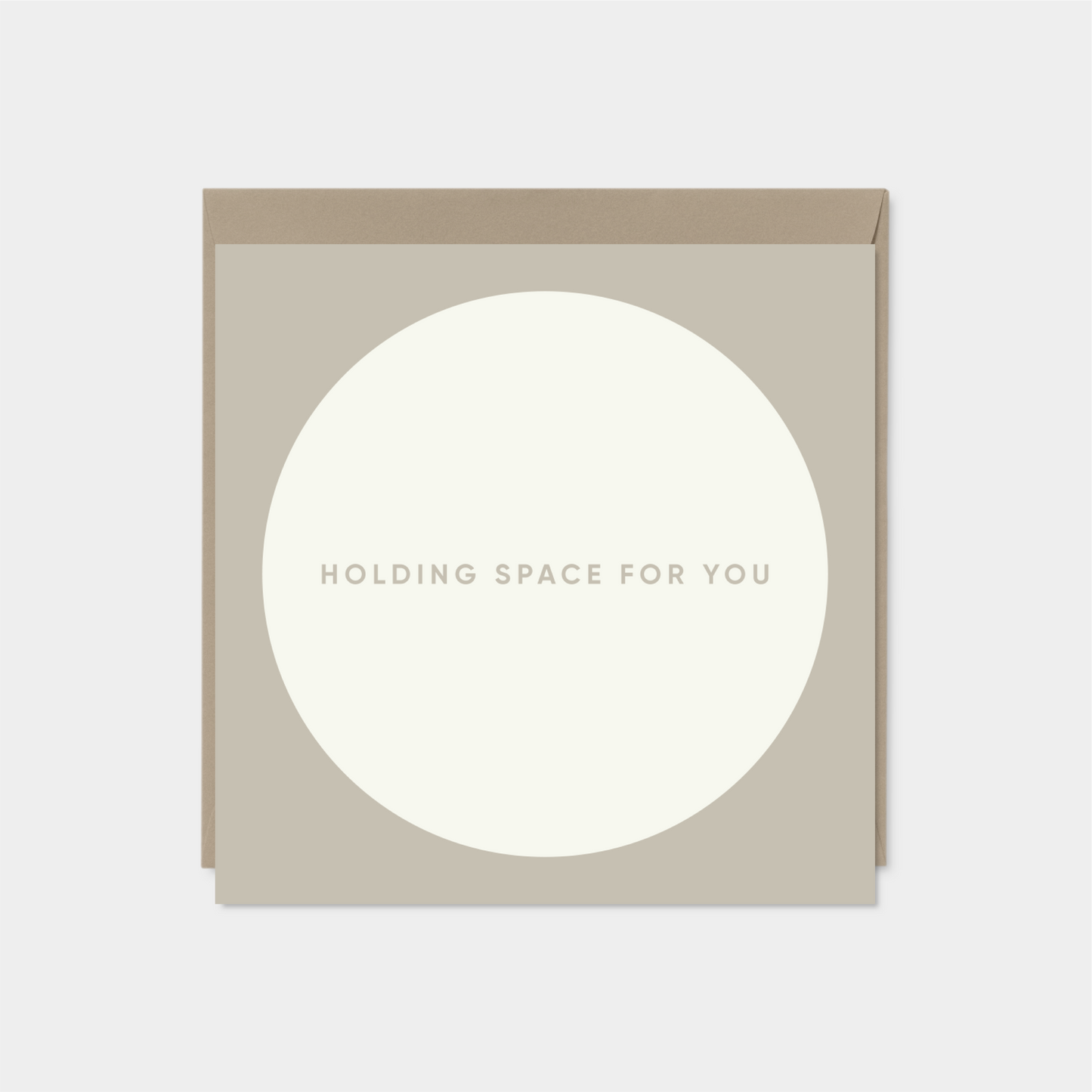 "Holding Space For You" Square Card XIII