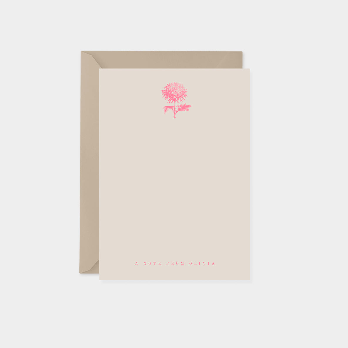 Japanese Chrysanthemum Botanical Note Cards II