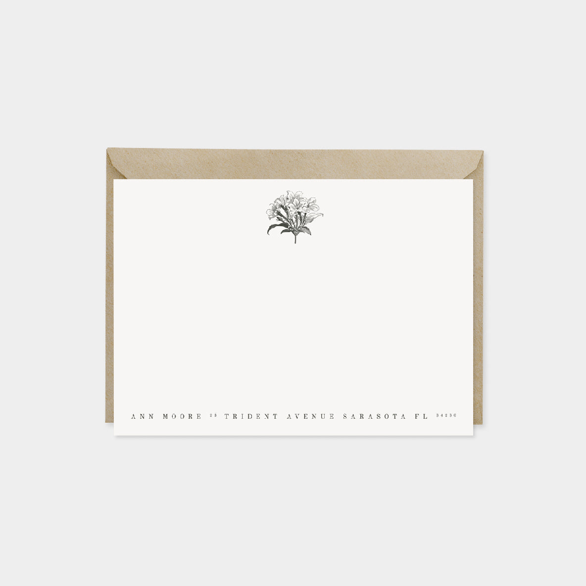 Jasmine Botanical Note Cards