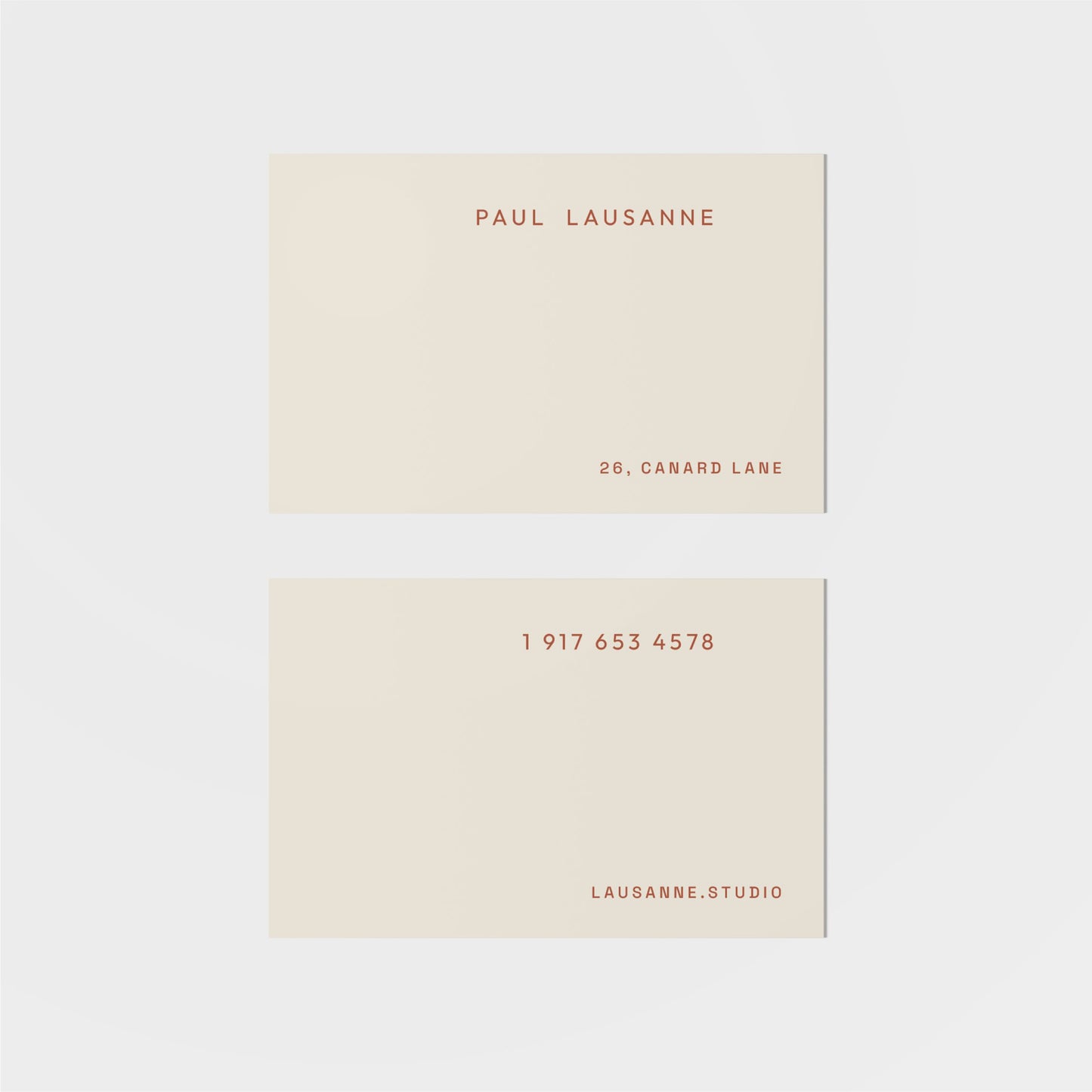 Lausanne Calling Card VII