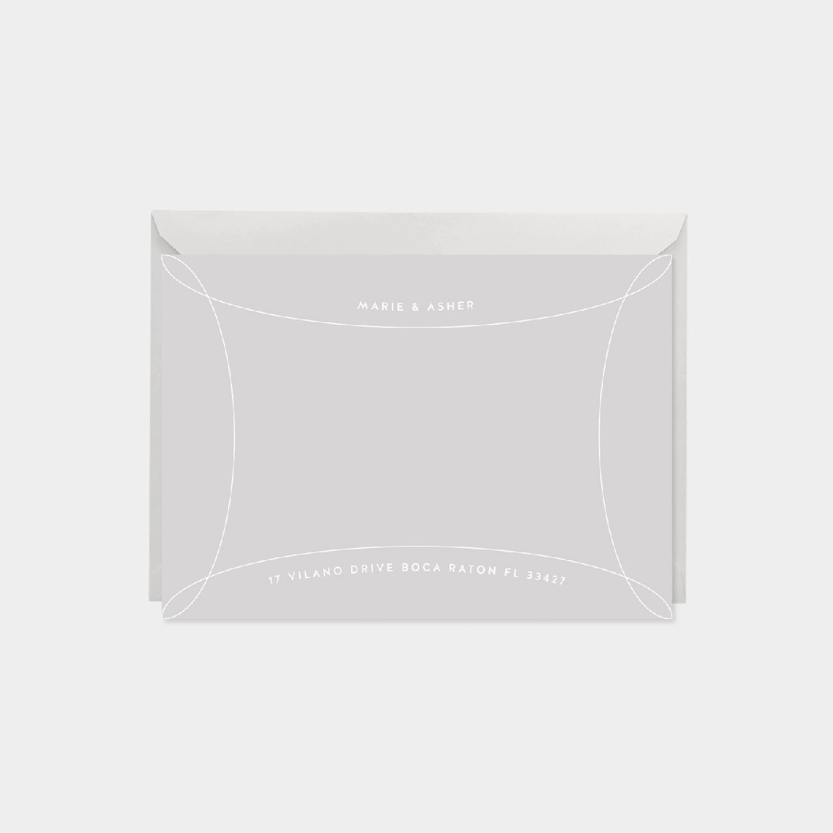 Loop Border Note Cards IV