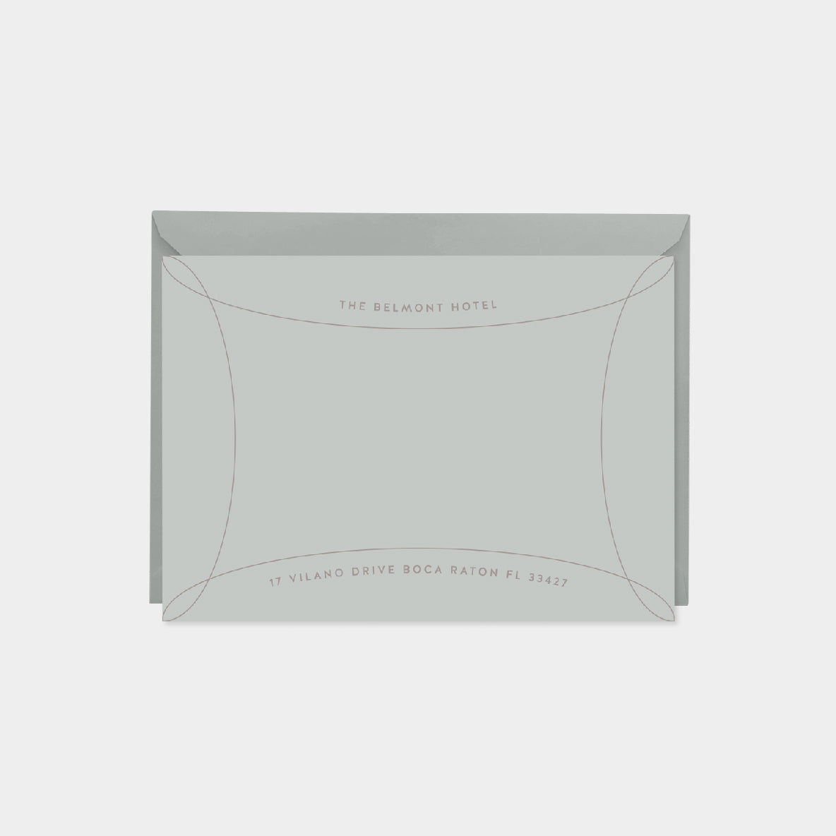 Loop Border Note Cards VI