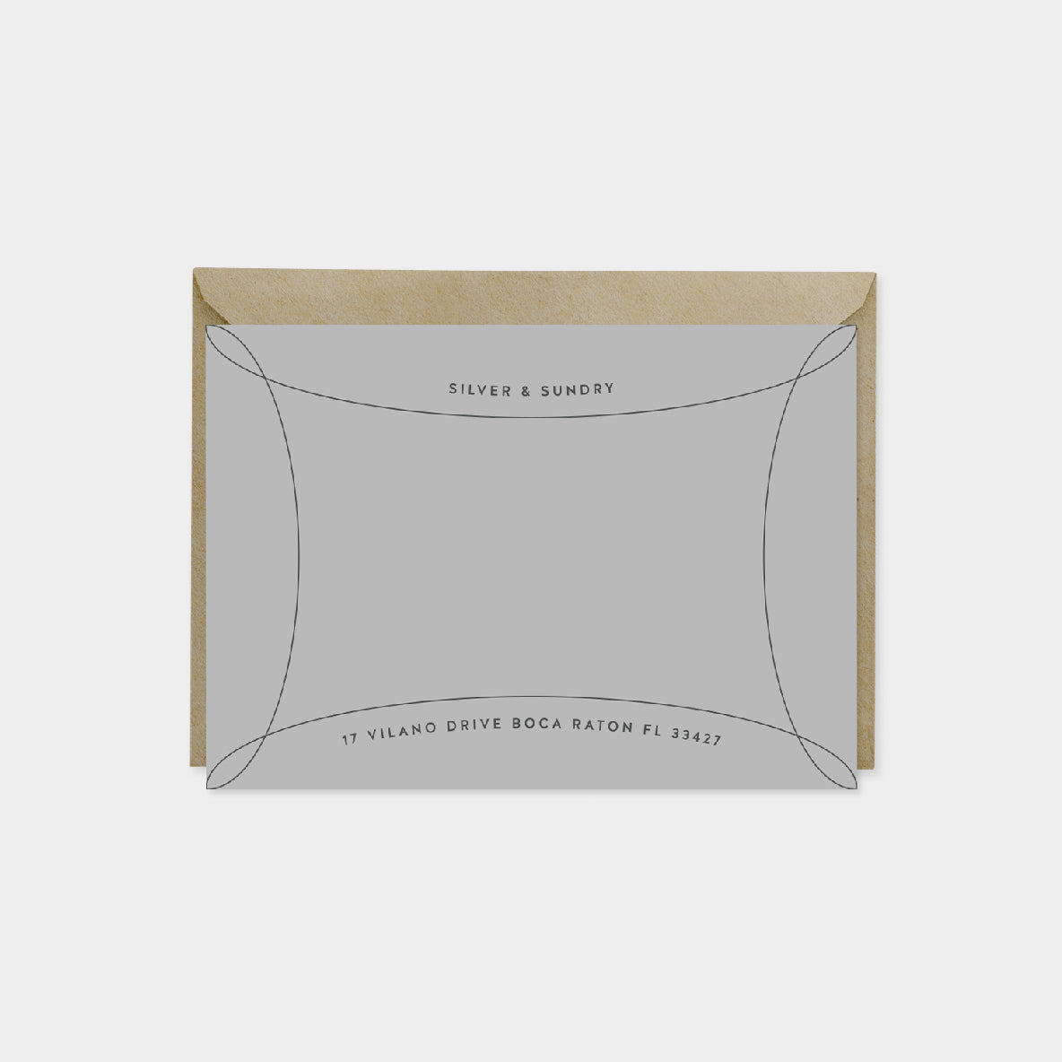 Loop Border Note Cards VIII