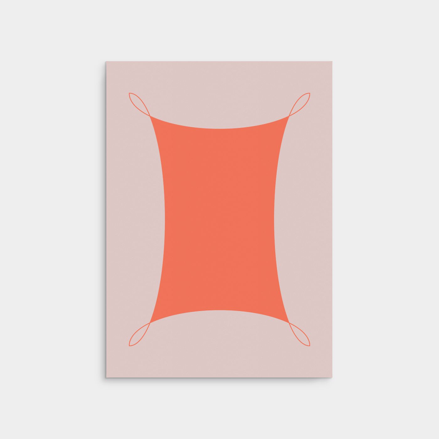 Loop Fill Frame III Art Print