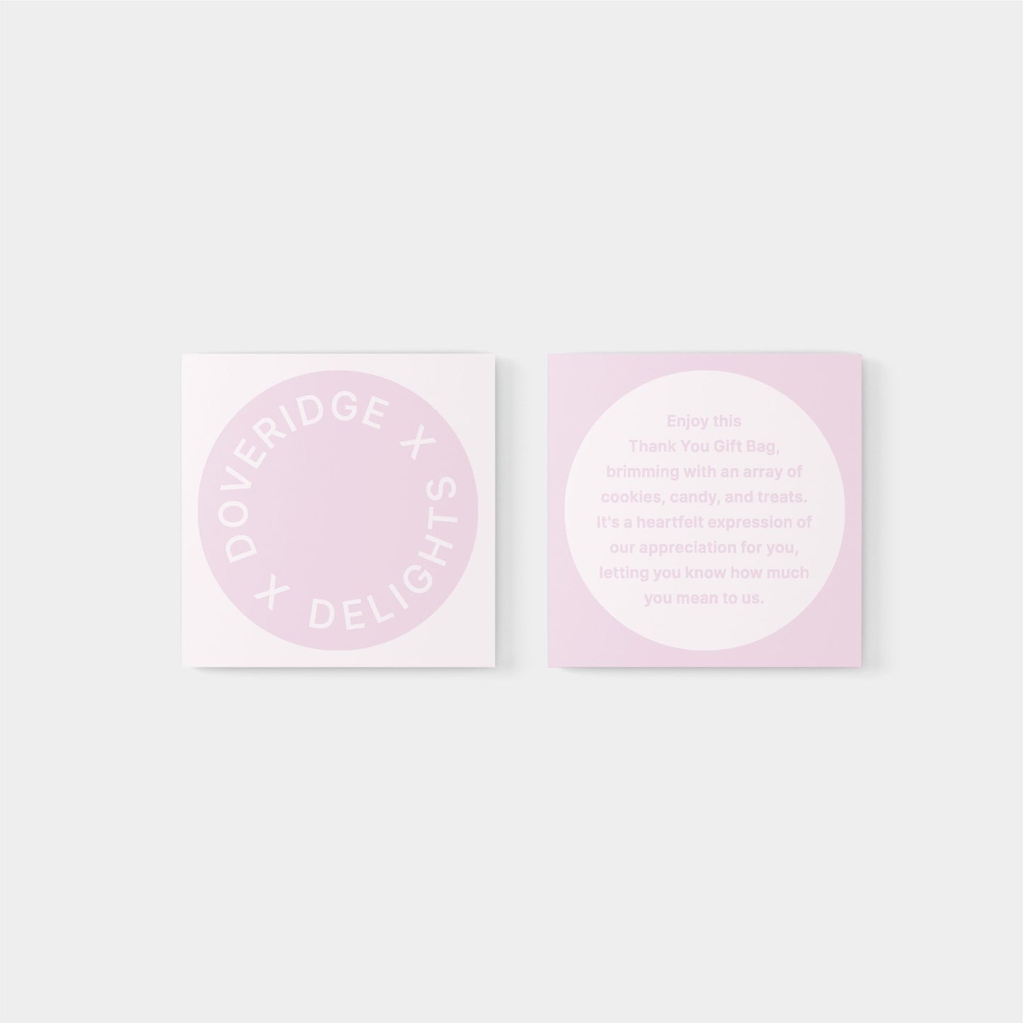 Macaroon Square Geo Business Card IV