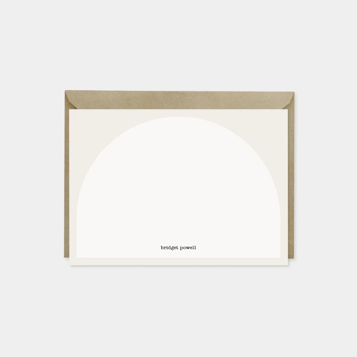 Minimal Geo Arch Note Cards