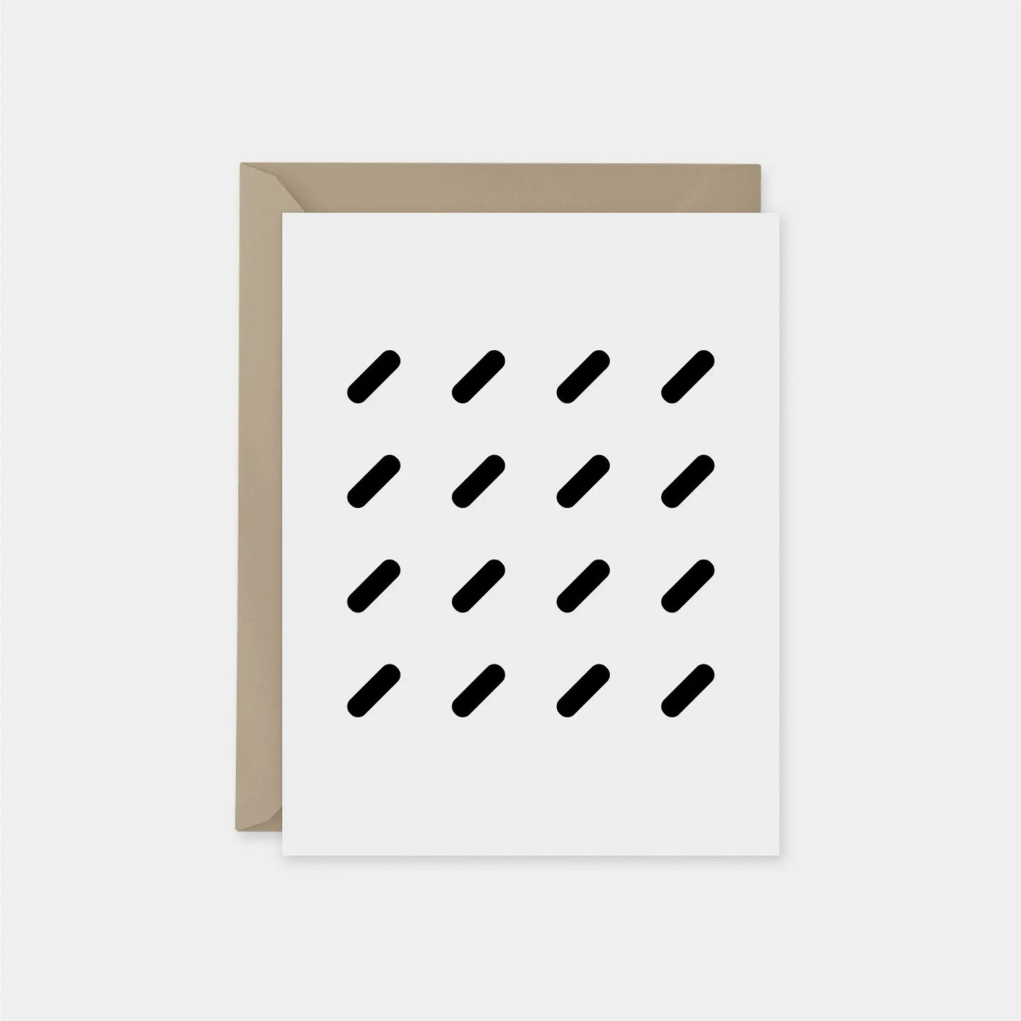 Minimal Modern Black and White Card III