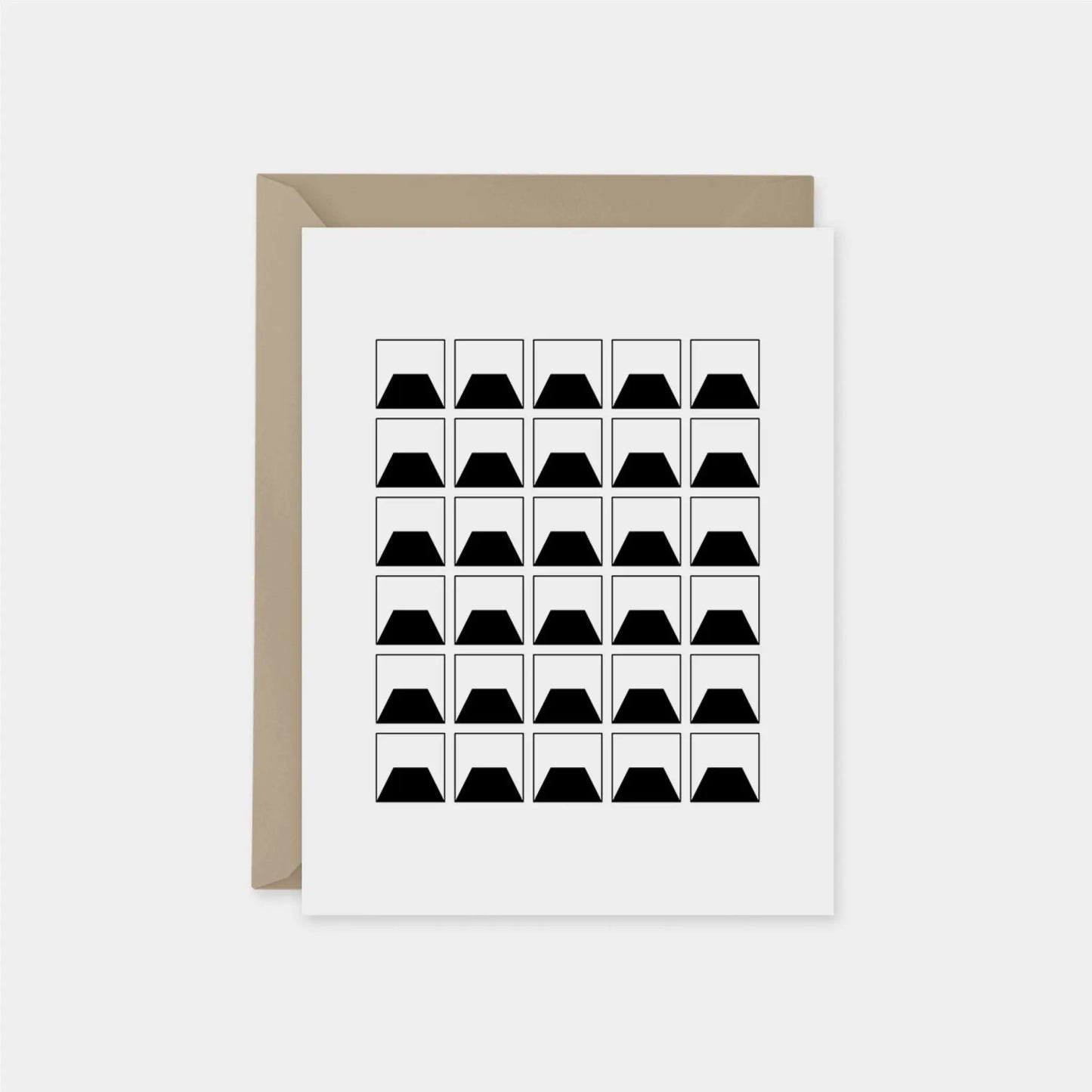 Minimal Modern Black and White Card IV
