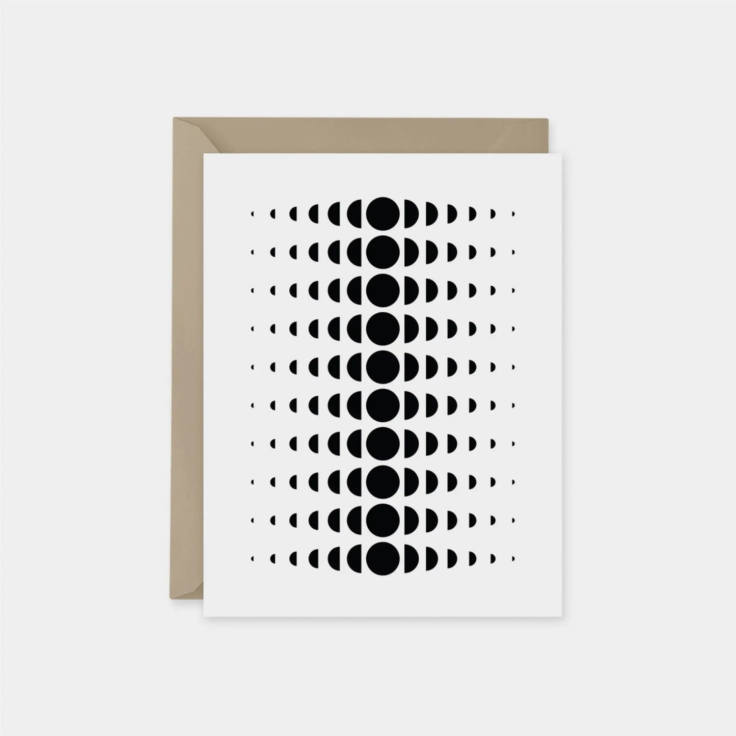 Minimal Modern Black and White Card IX
