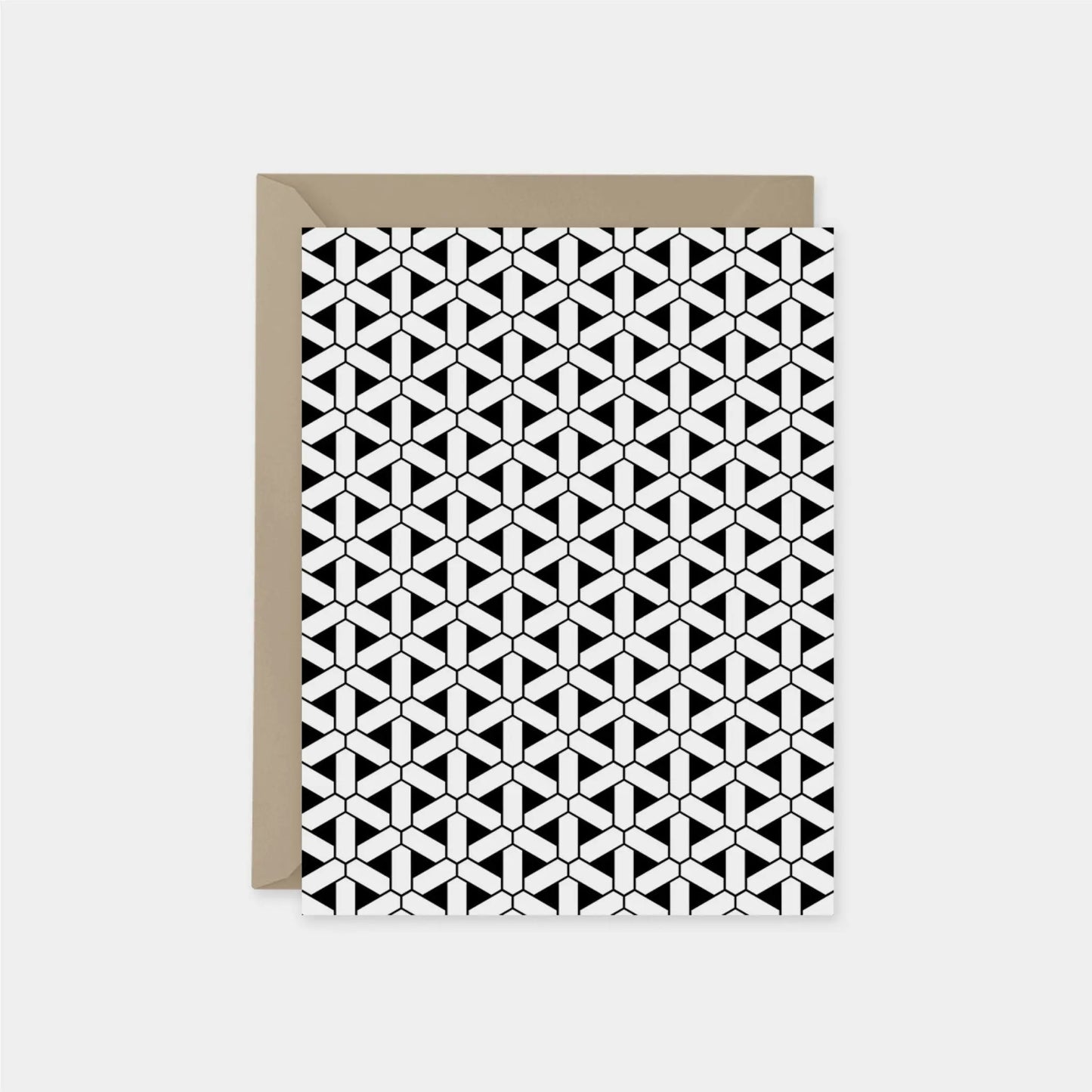 Minimal Modern Black and White Card VI
