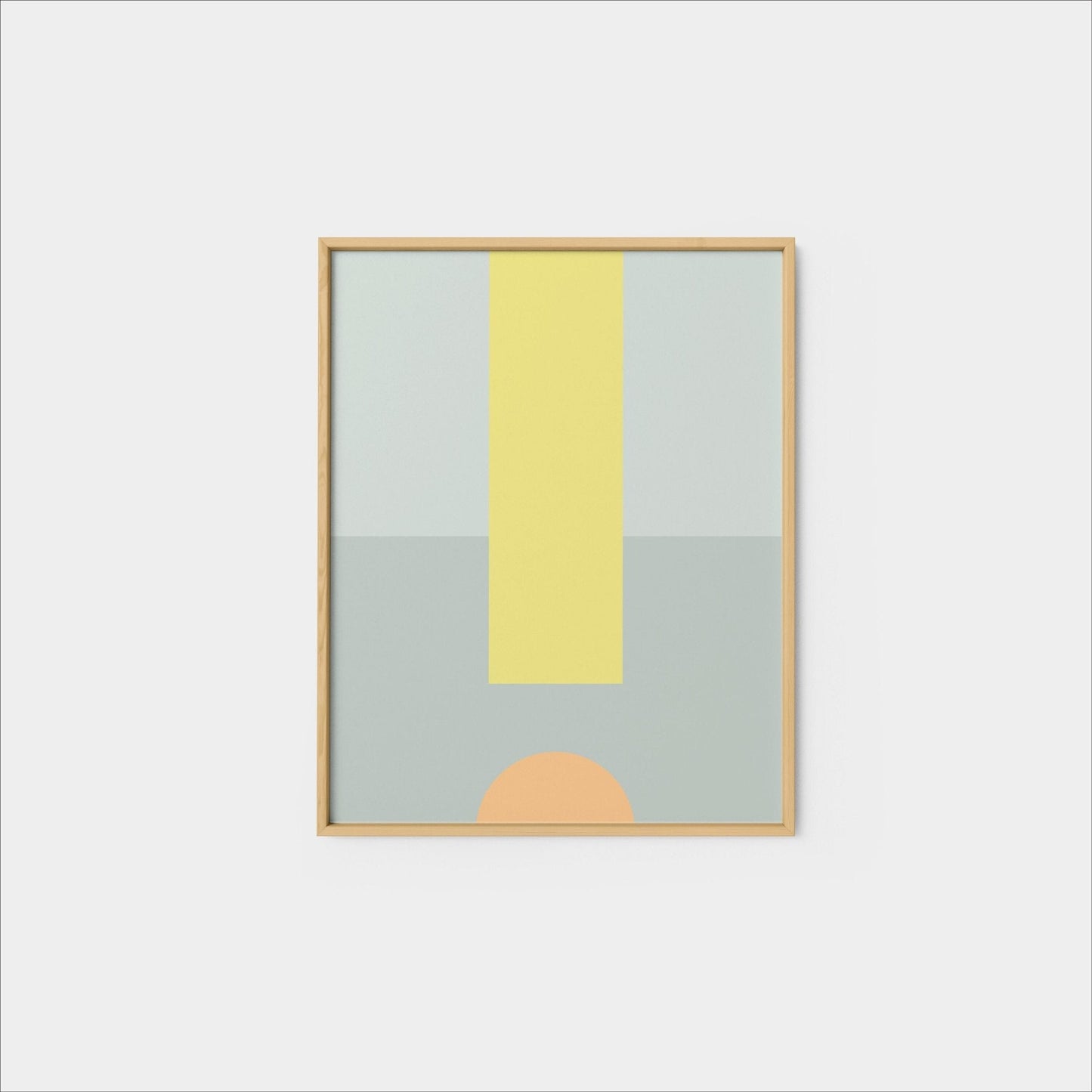 MinMod Colorful Geo Print, Fine Art