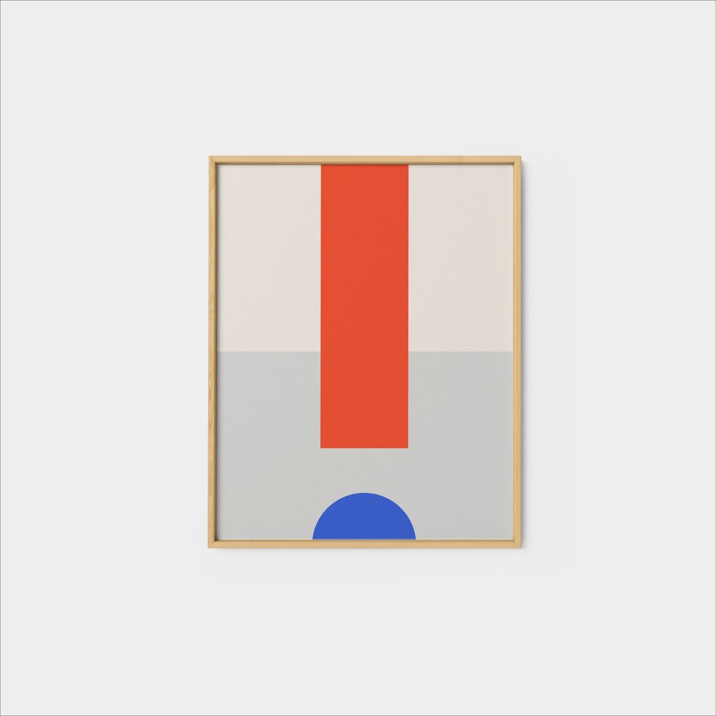 MinMod Colorful Geo Print, Fine Art