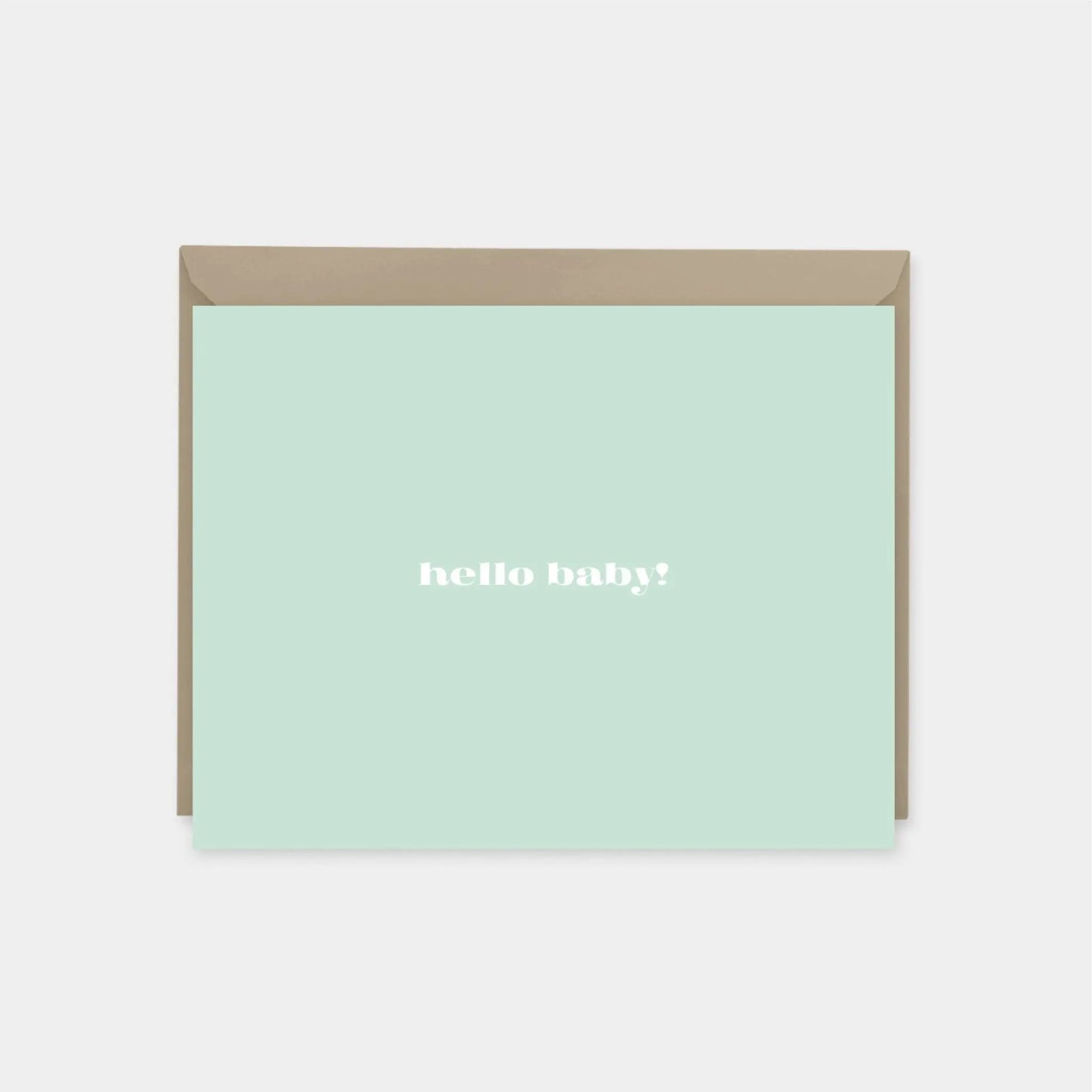 Mint Green Thank You Card