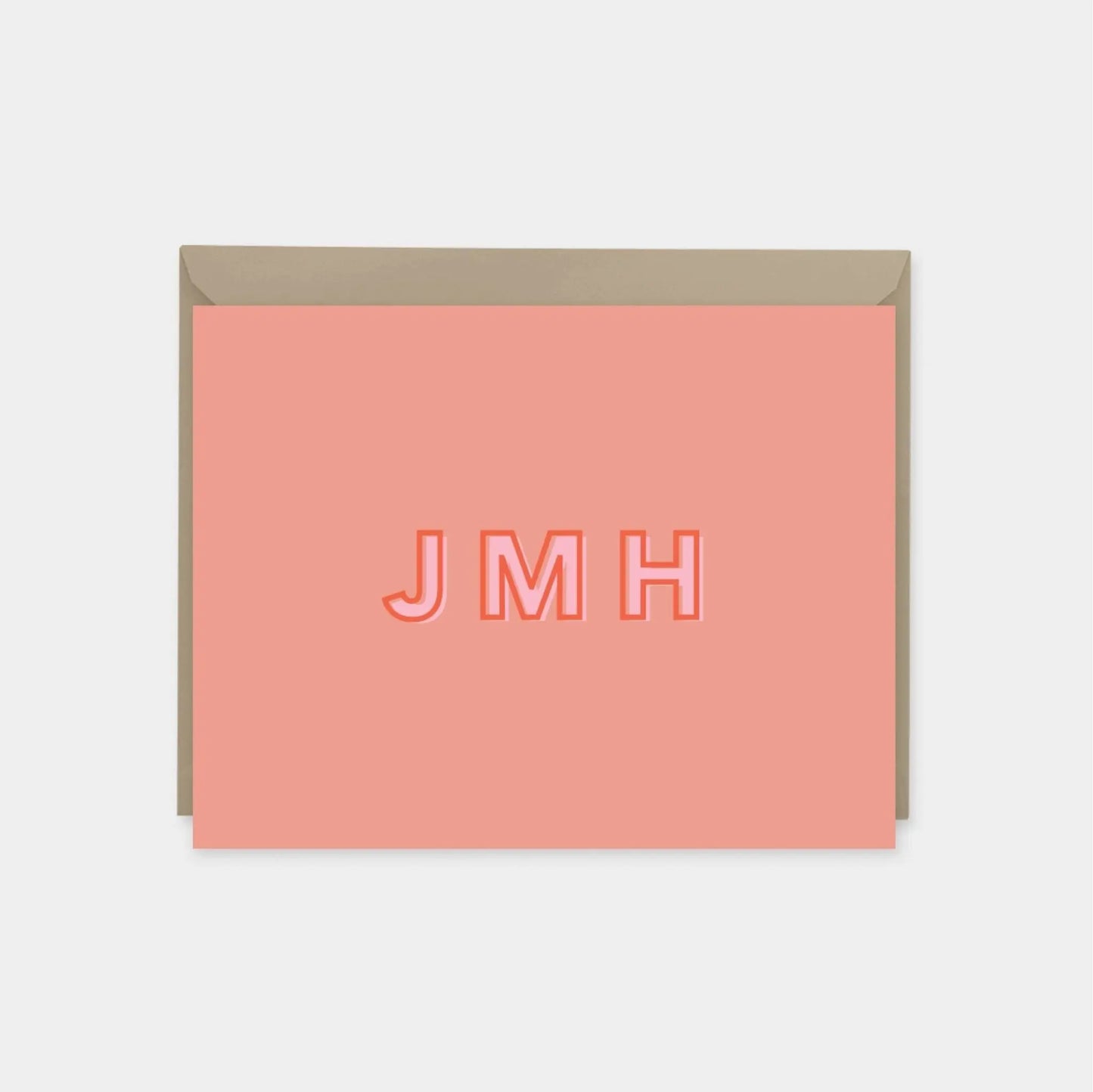 Modern Monogram Note Cards II