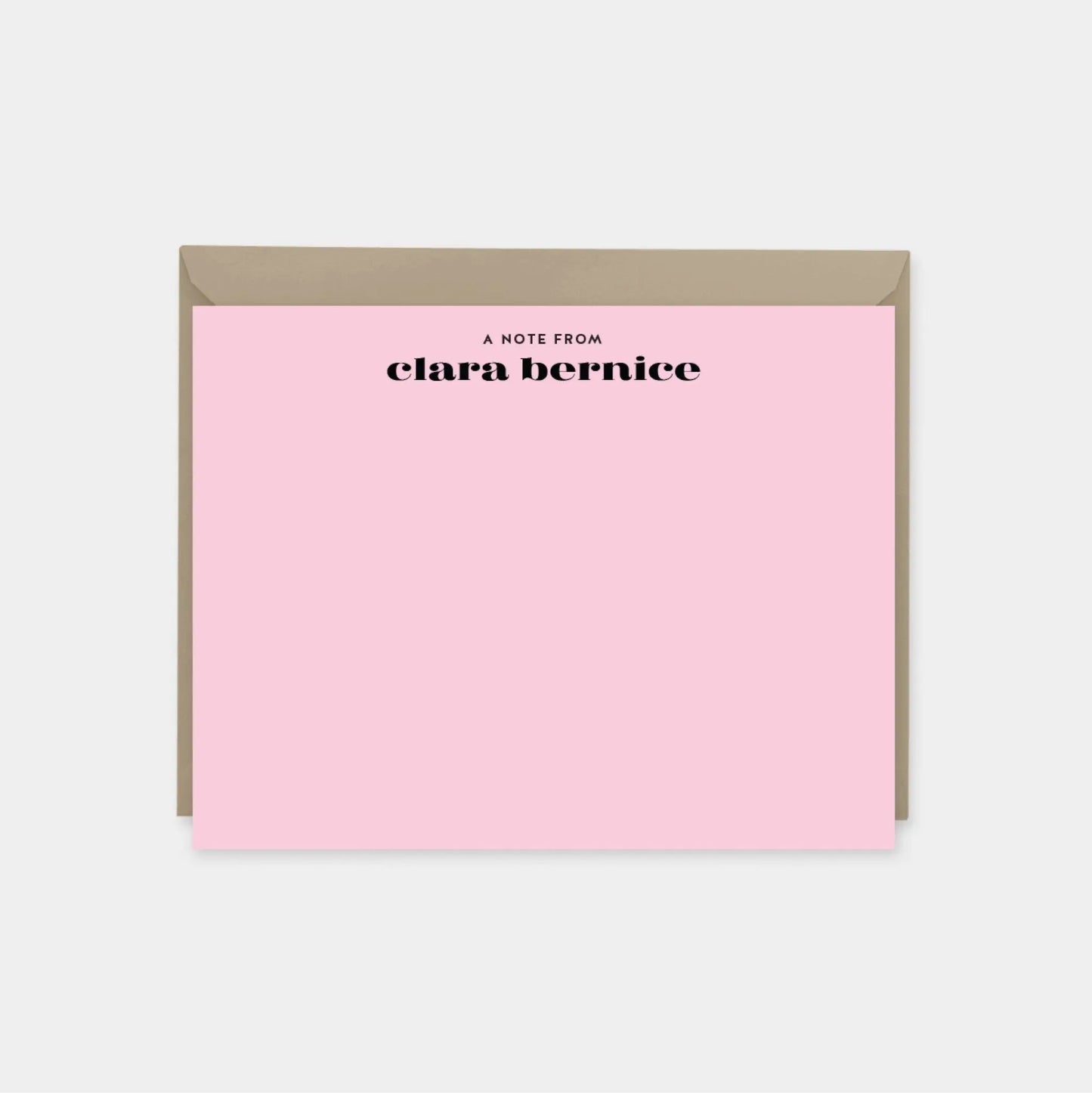 Modern Personalized Note Cards IX