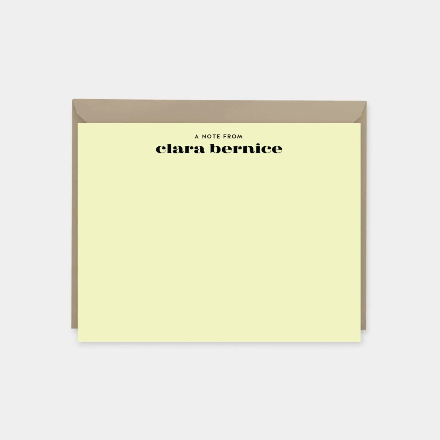 Modern Personalized Note Cards XIV