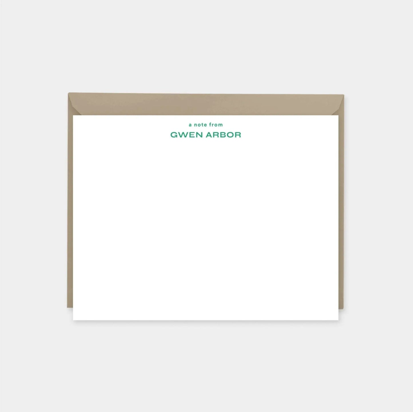 Modern Personalized Note Cards XIX