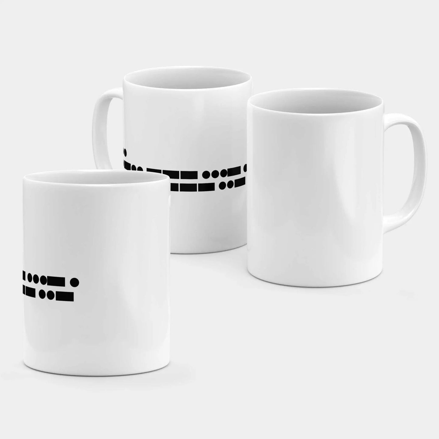 Morse Code I Love You 11 Oz Mug III