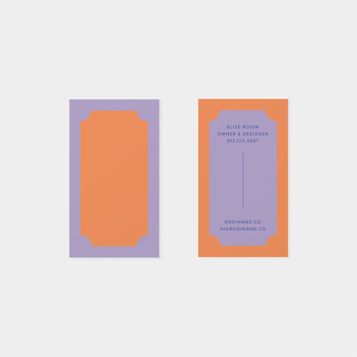 Neo Shape Personalized Business Card VI