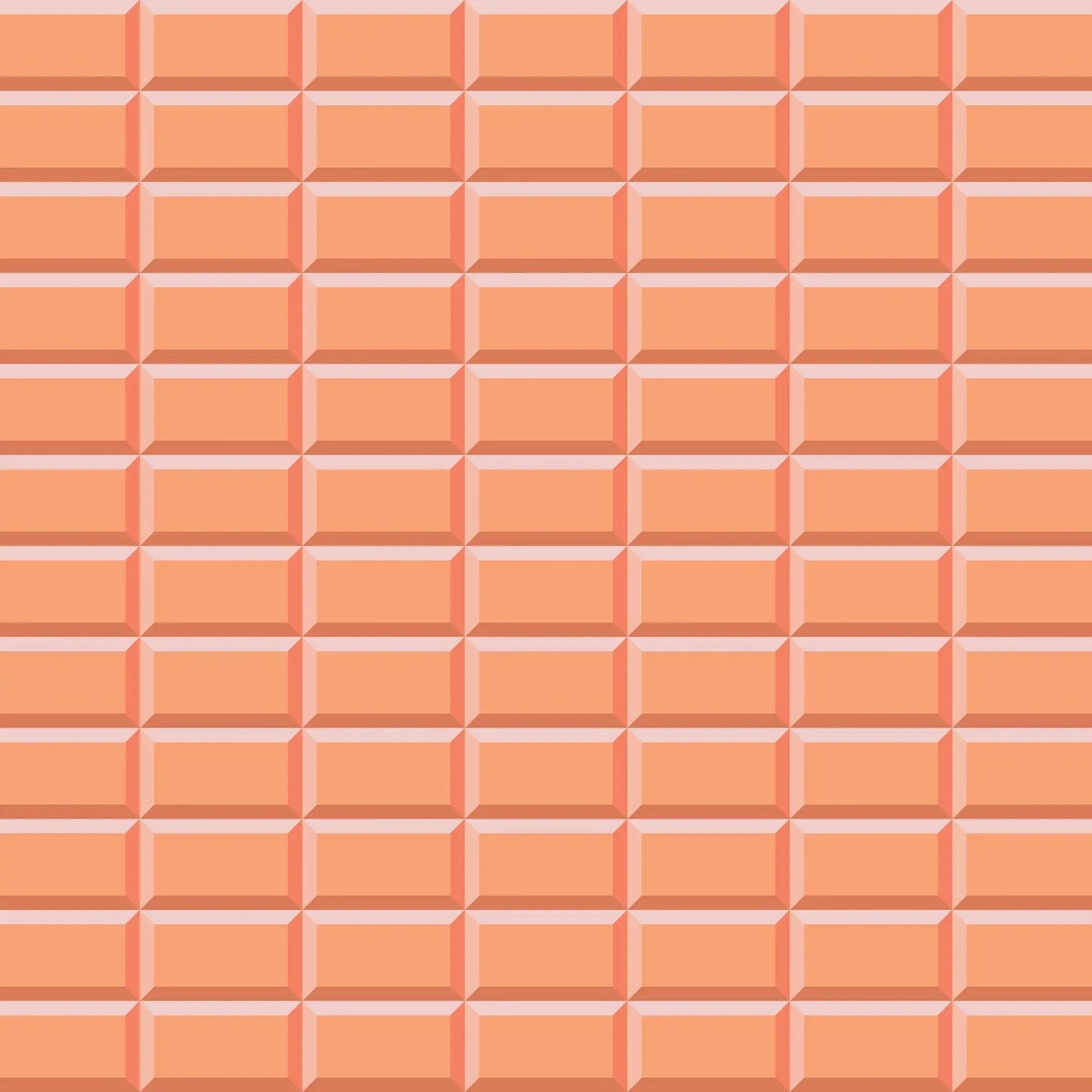 Orange 3D Block Gift Wrap