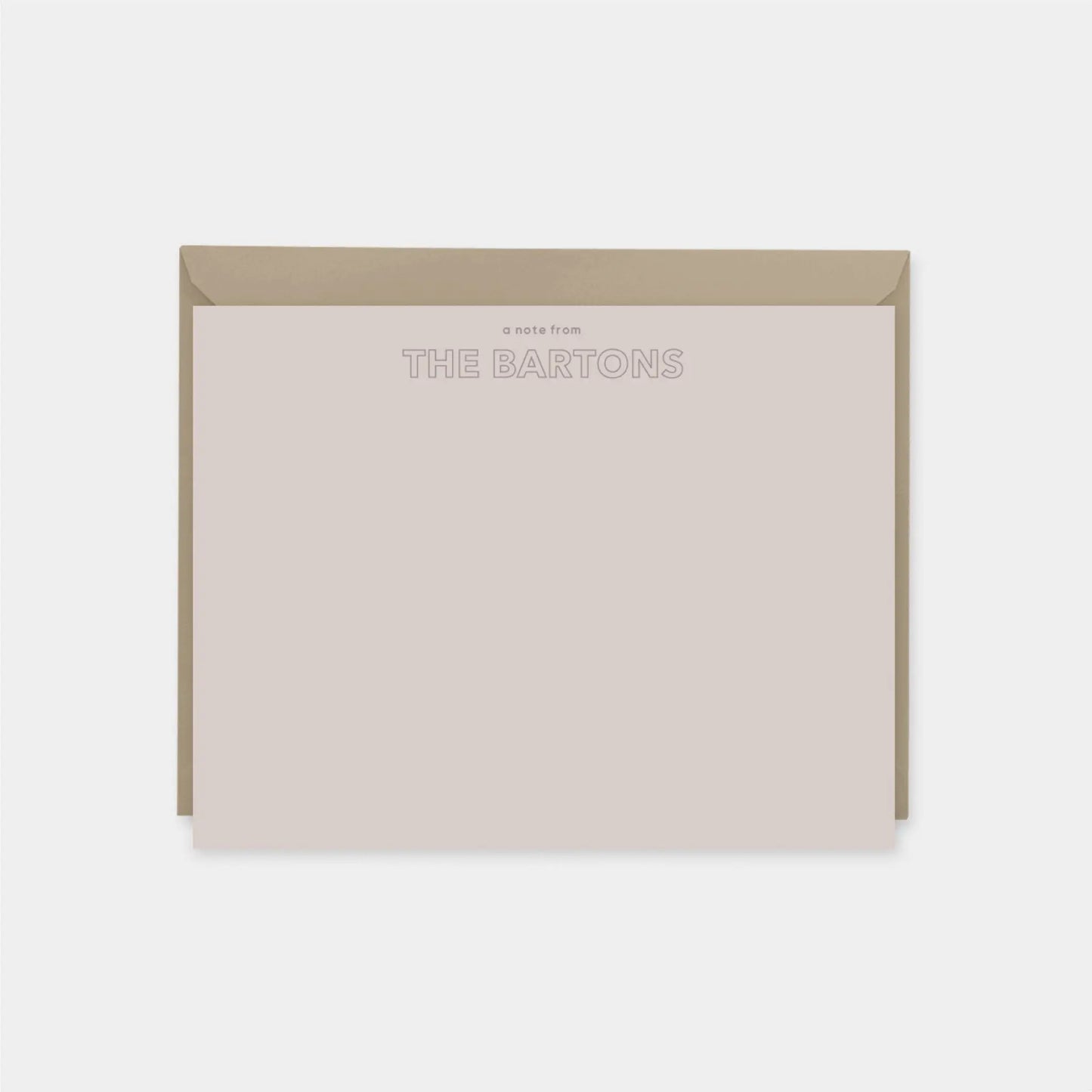 Outline Type Note Cards IV